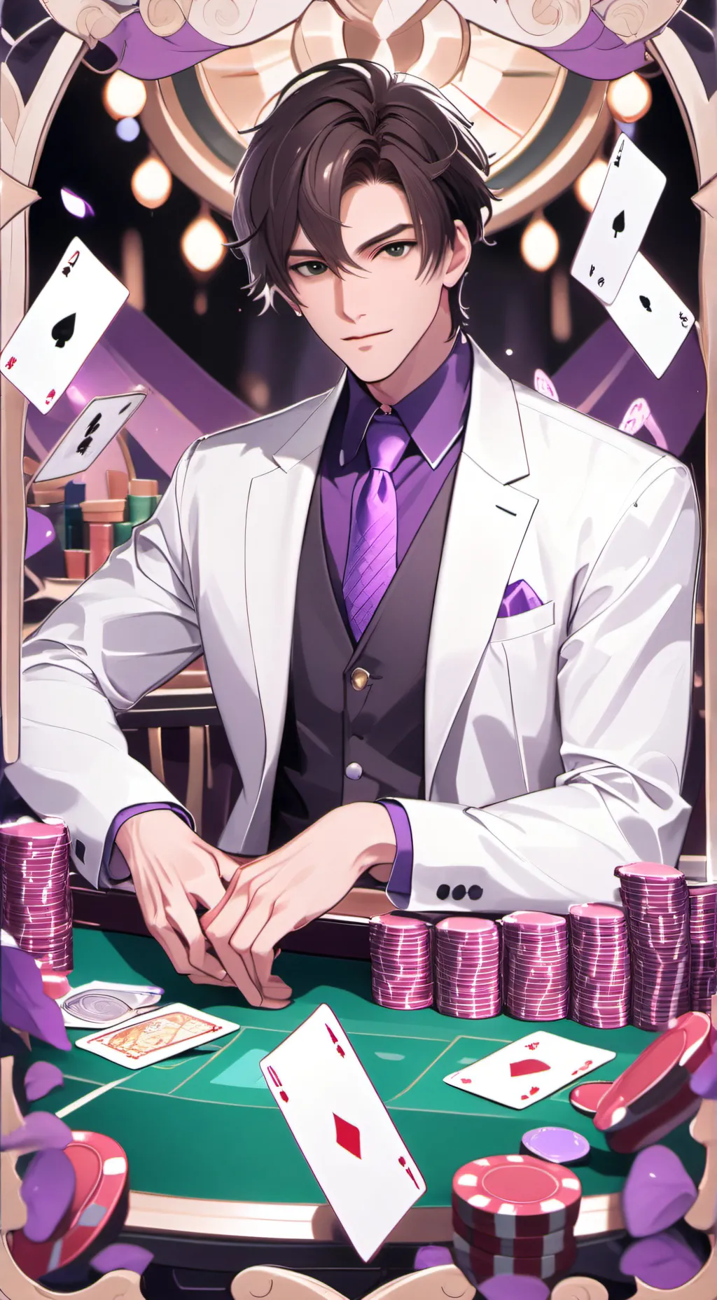 ai character: Elliot  background