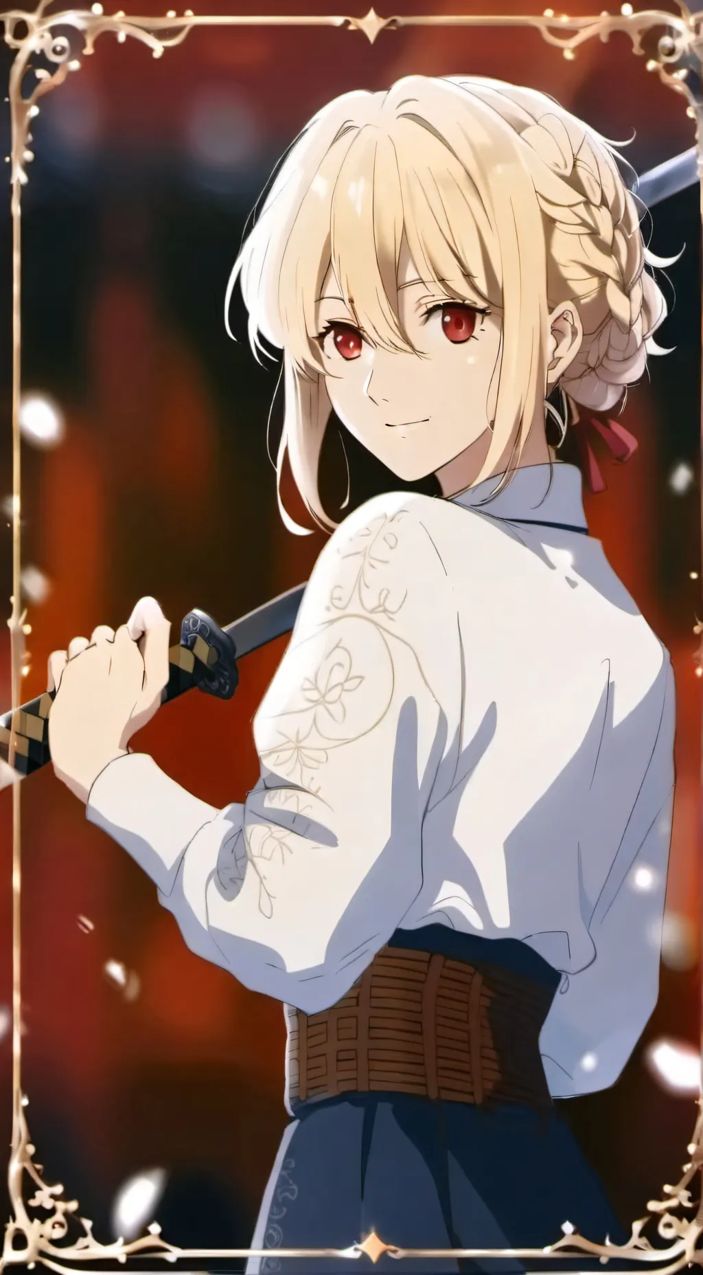 ai character: Kiara background