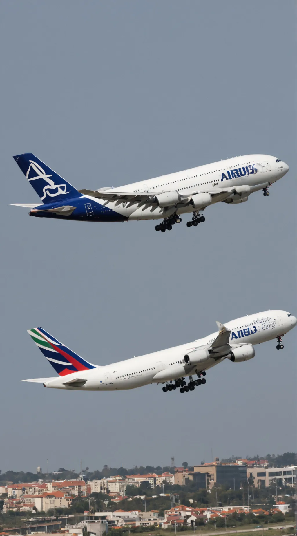 ai character: A380 and b747 background