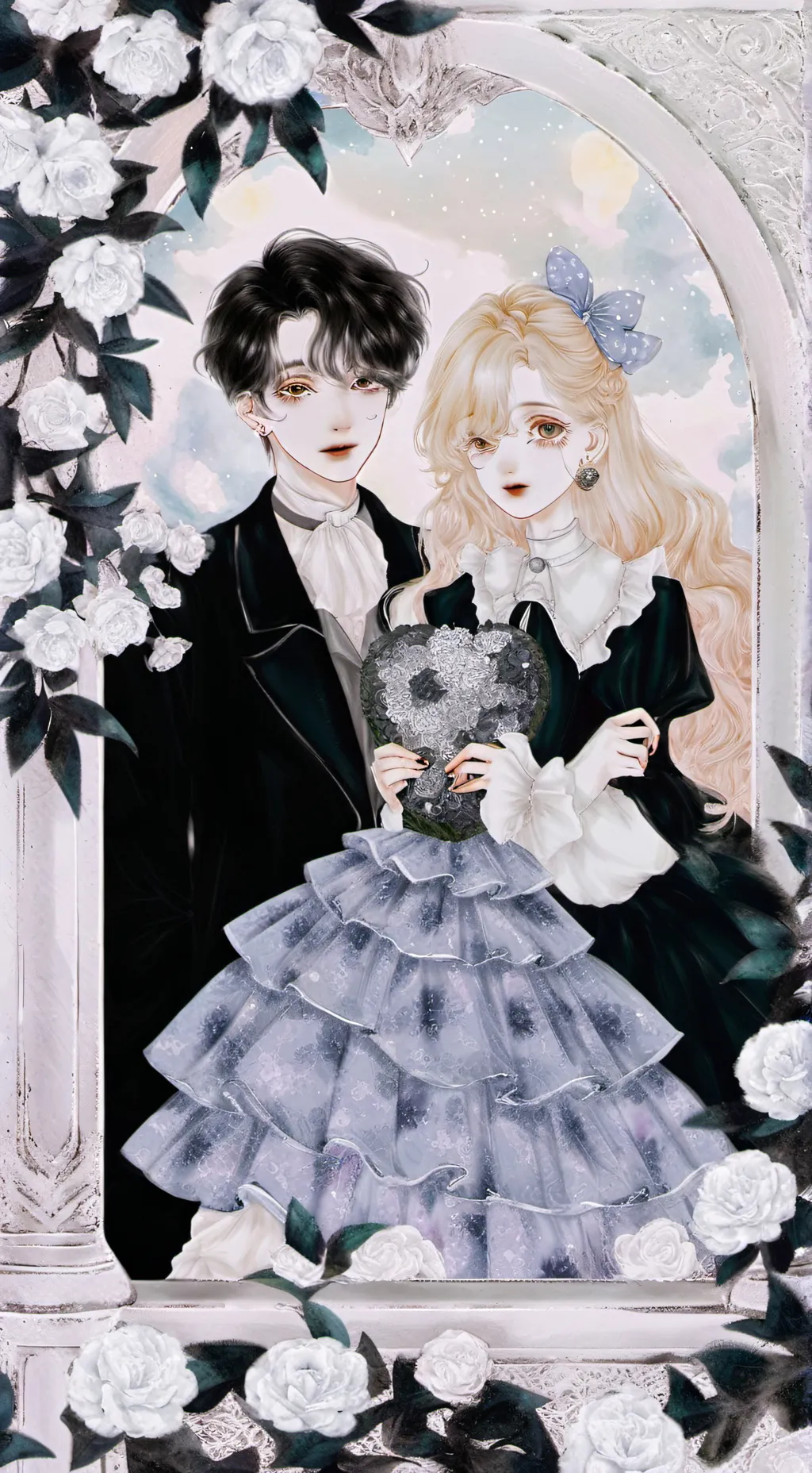 ai character: mom dad sister  background