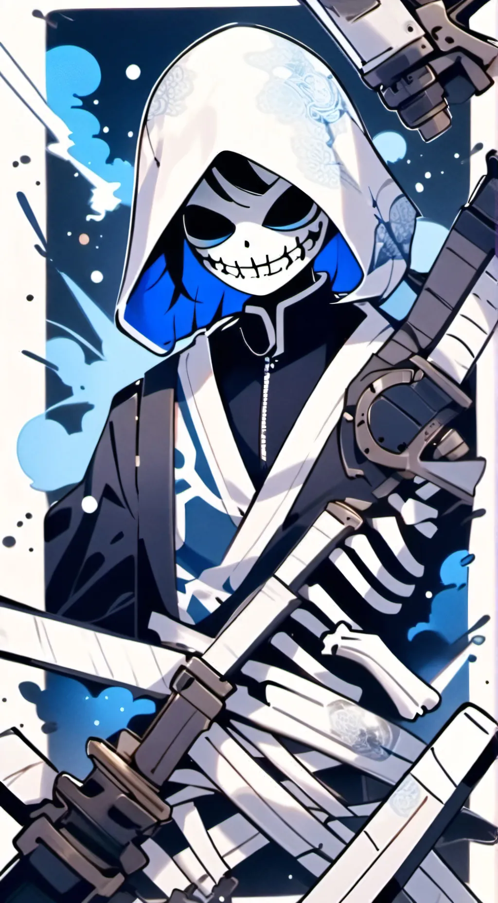 ai character: Sans background