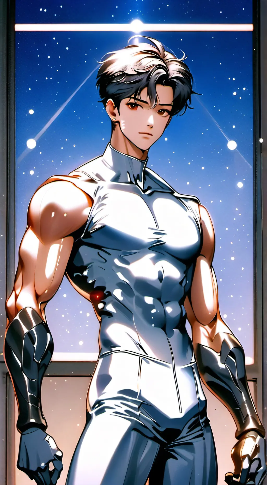 ai character: Raphaël  background