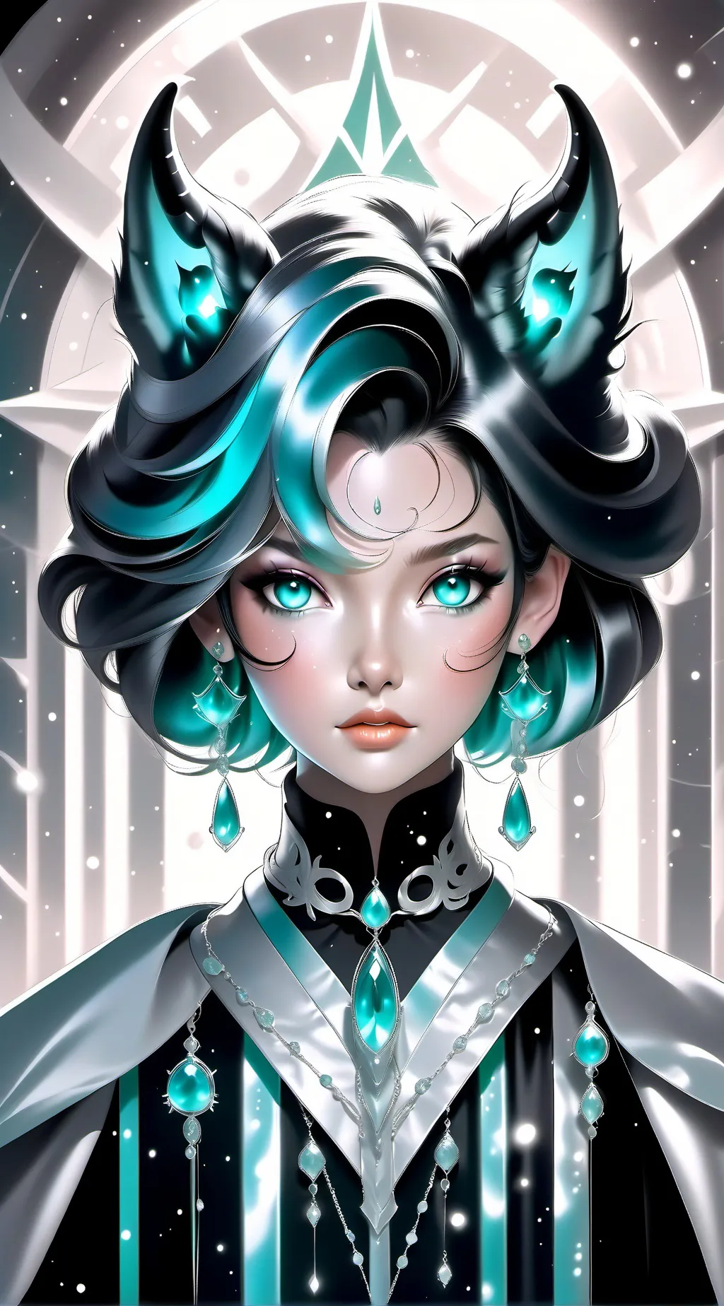 ai character: Sapphire background