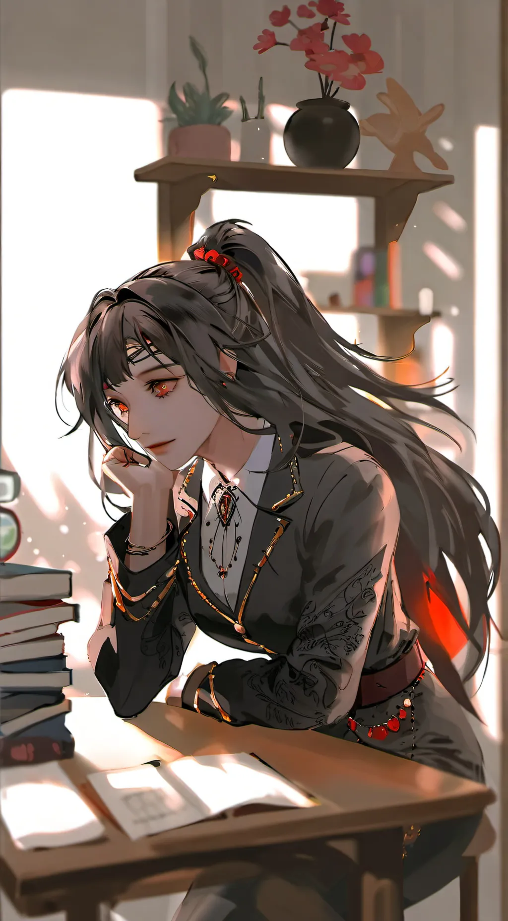 ai character: Miss avery (sus) background