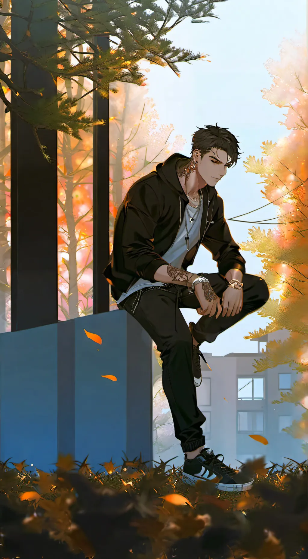 ai character: Brad background