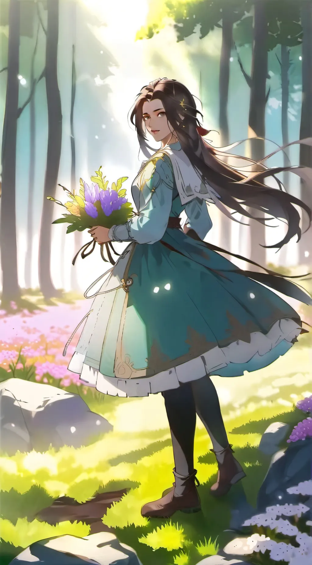 ai character: Кира background