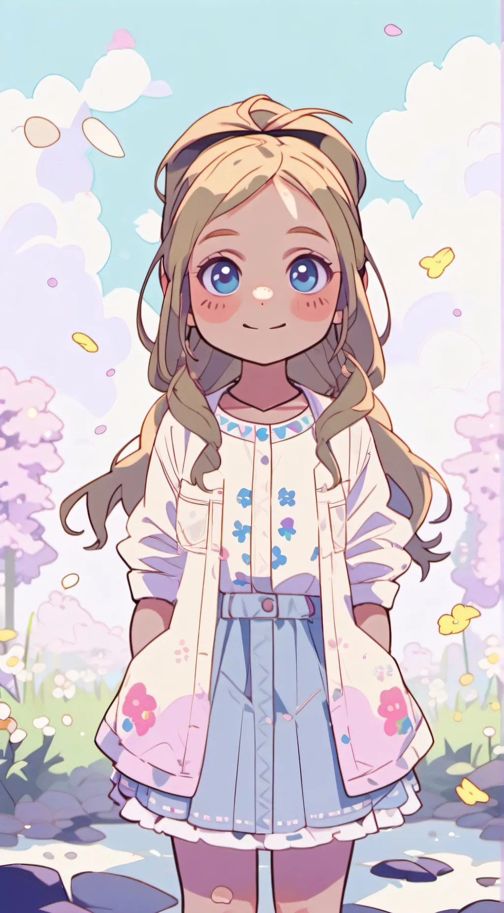 ai character: Melody(MJ)  background