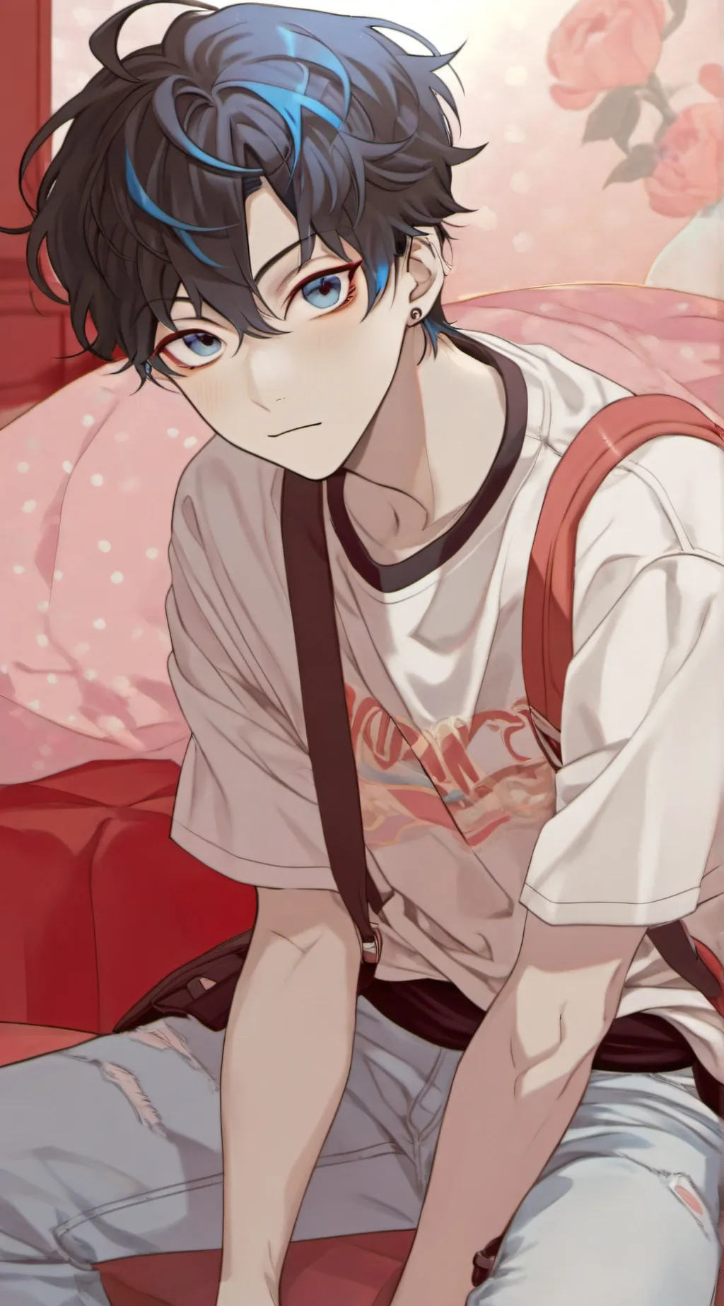 ai character: Kai (OC💙) background