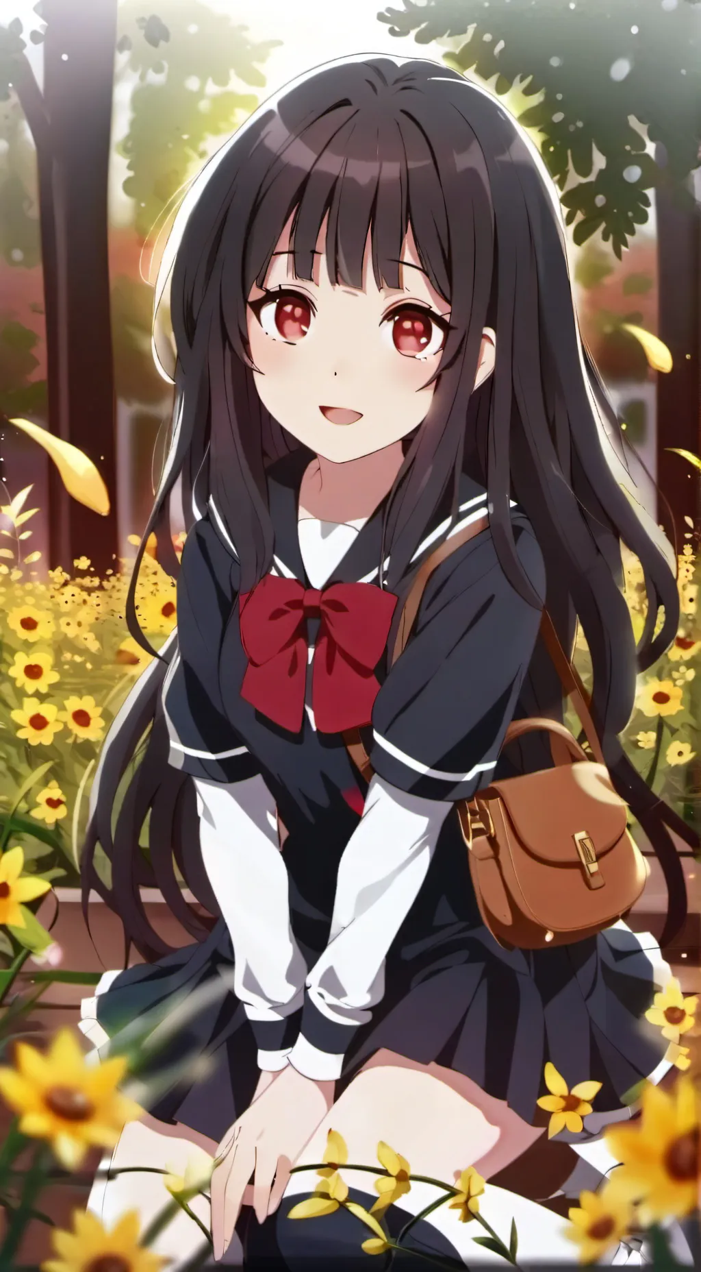 ai character: Shimmer🏫 background