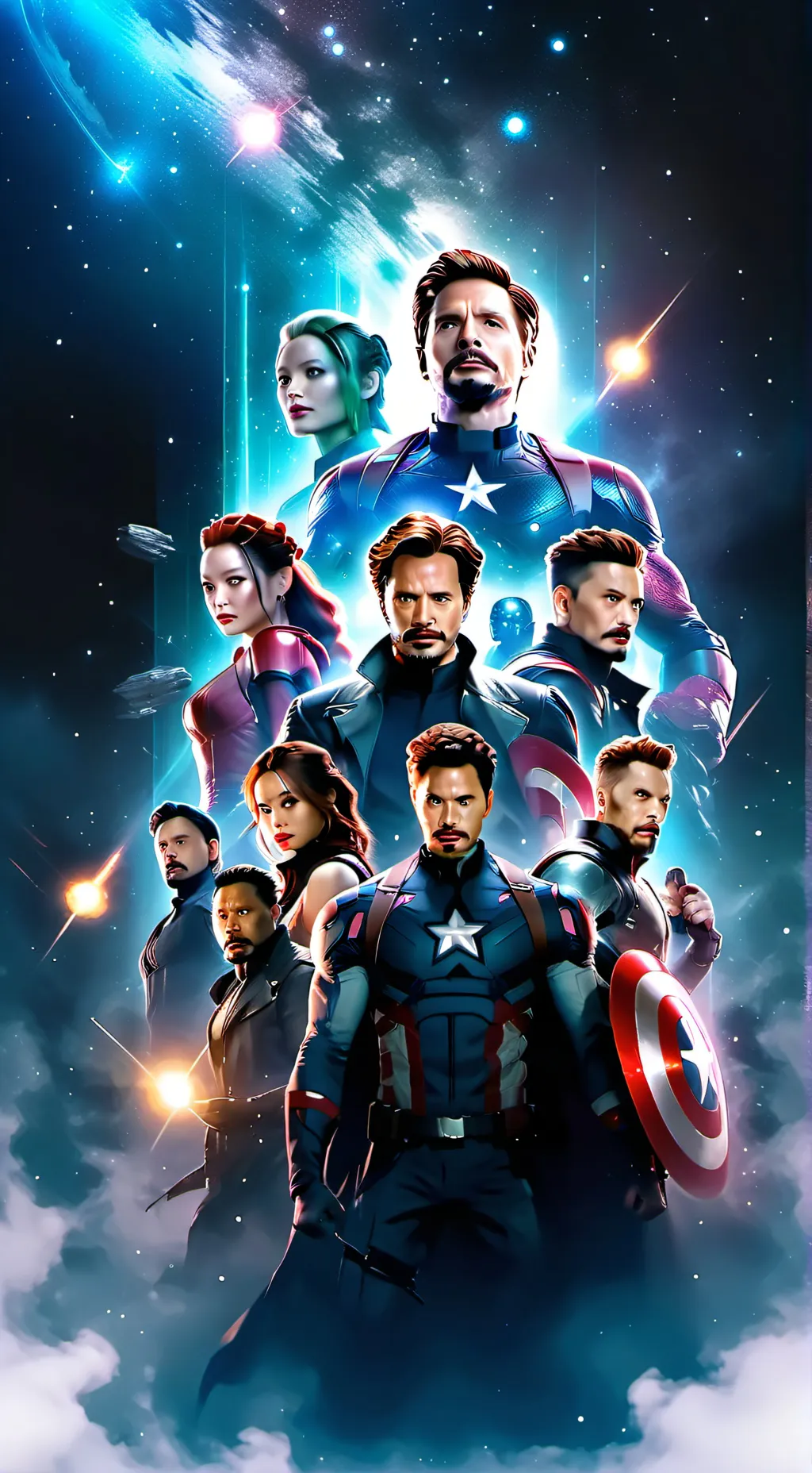 ai character: Avengers background