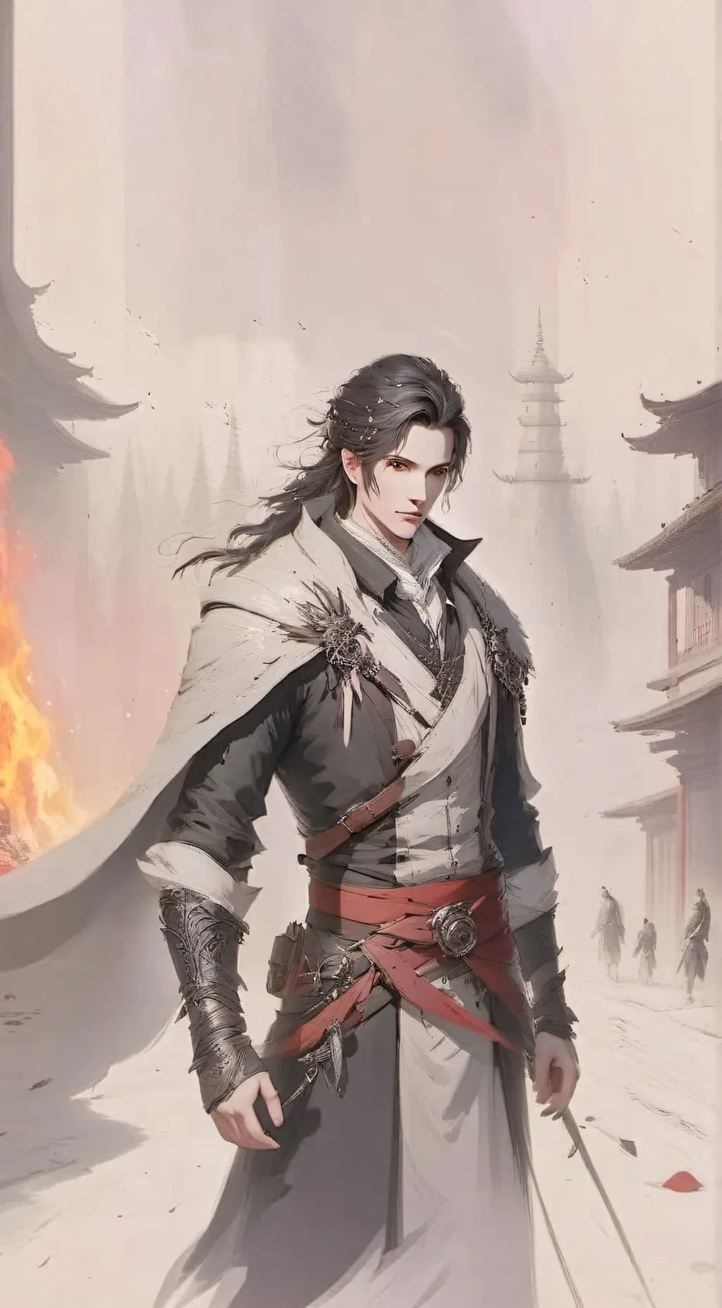 ai character: Ash background