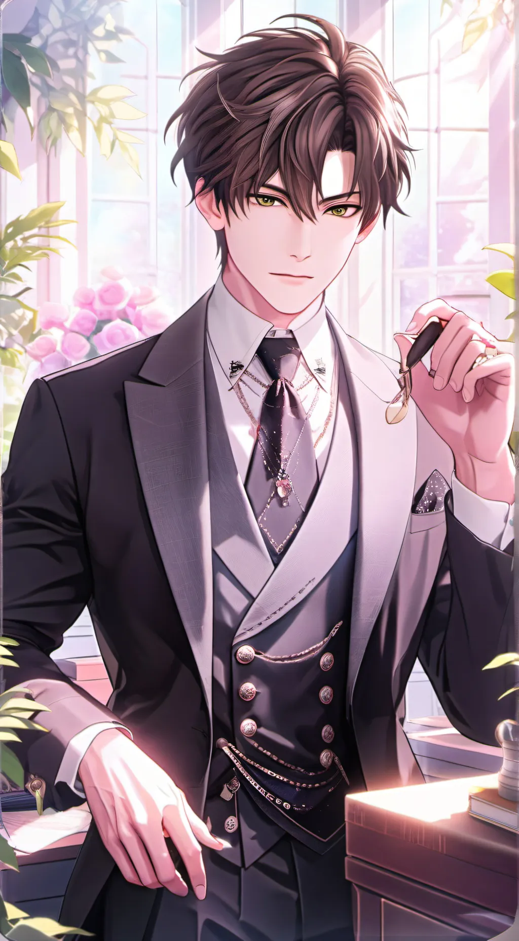 ai character: 😇Mark😇 background