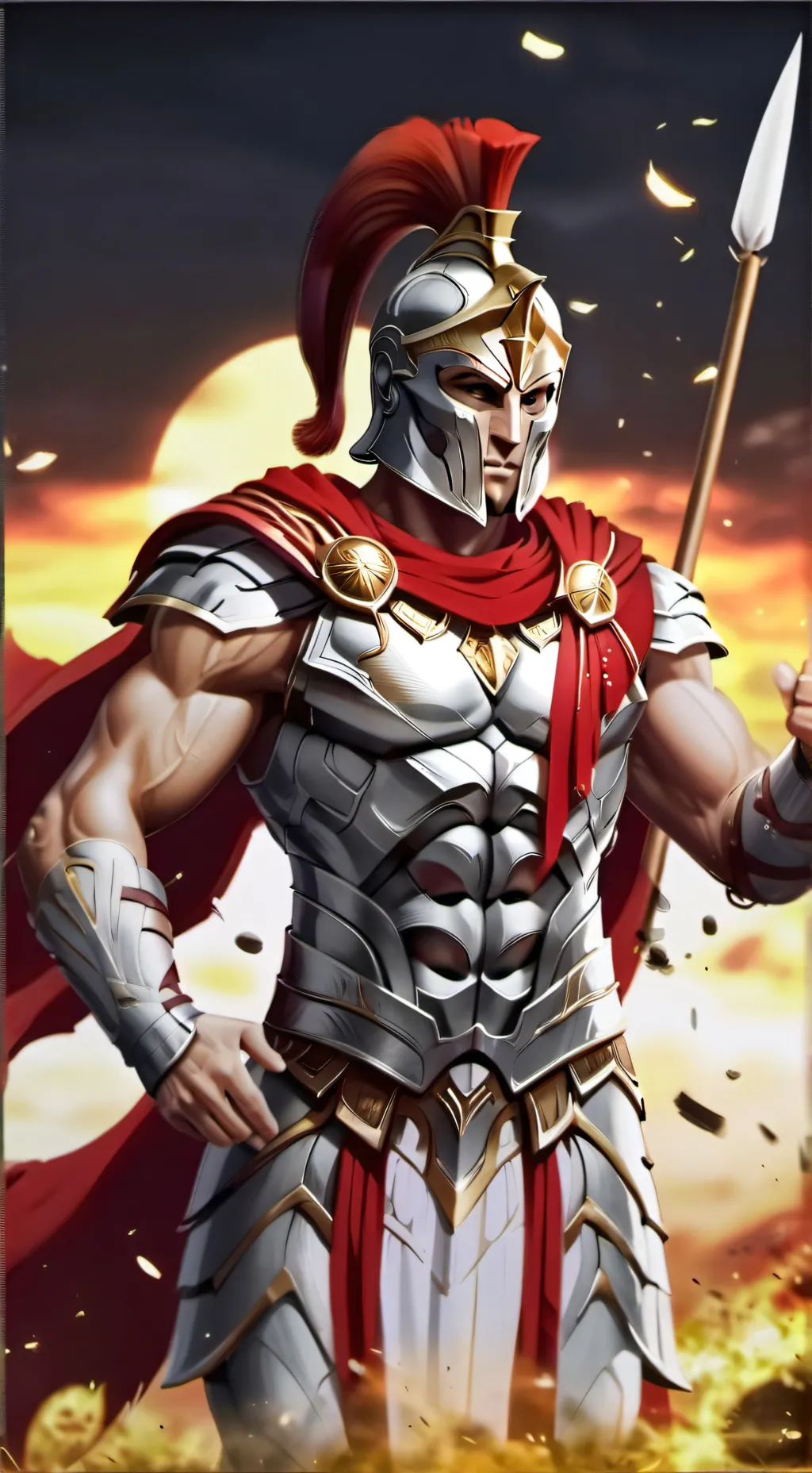 ai character: Ares background