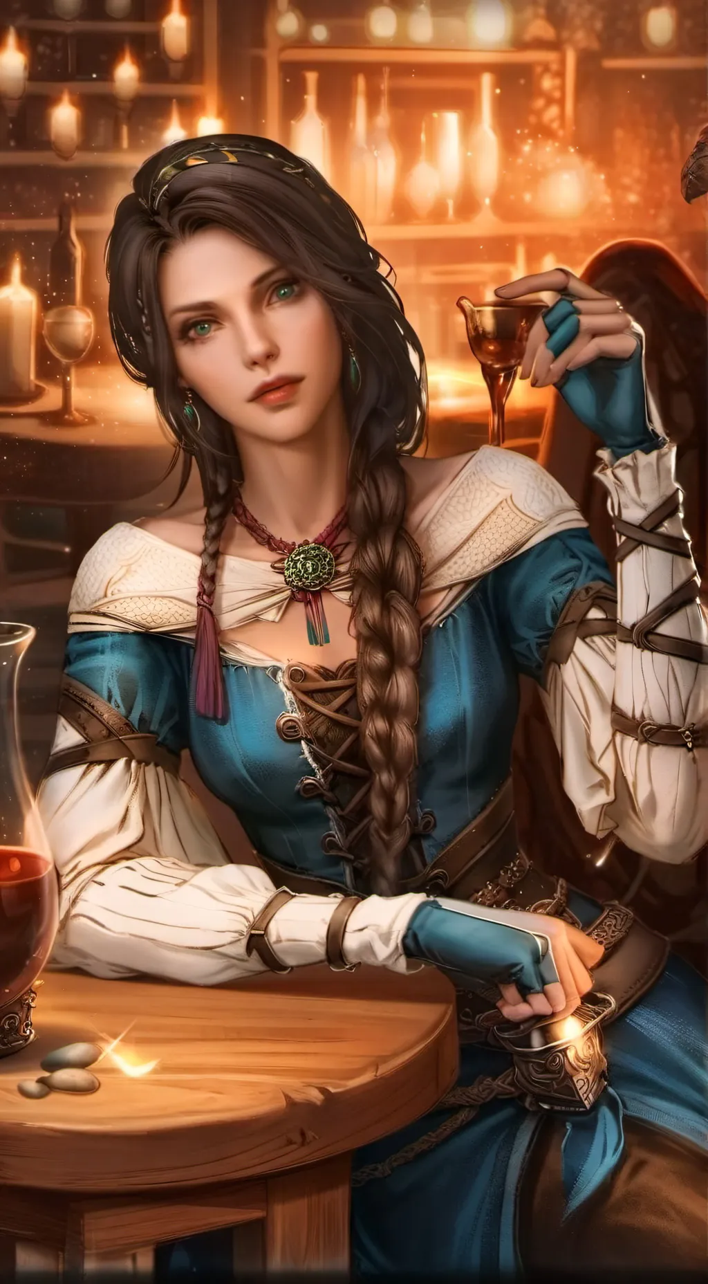 ai character: Sofia background