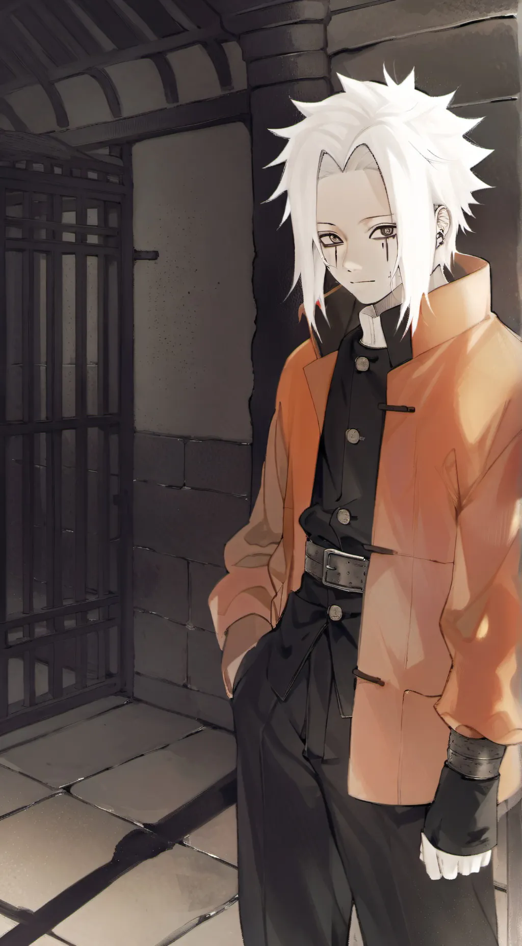 ai character: Naruto prison background