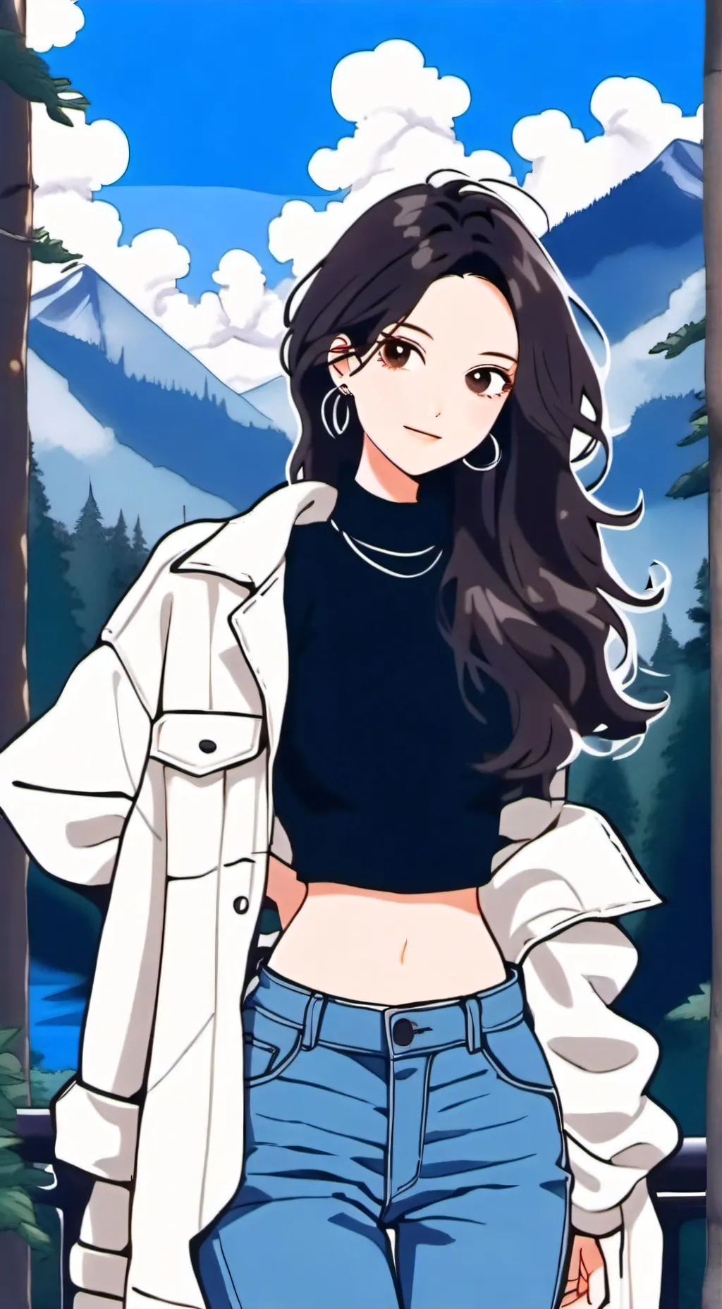 ai character: Lilly background