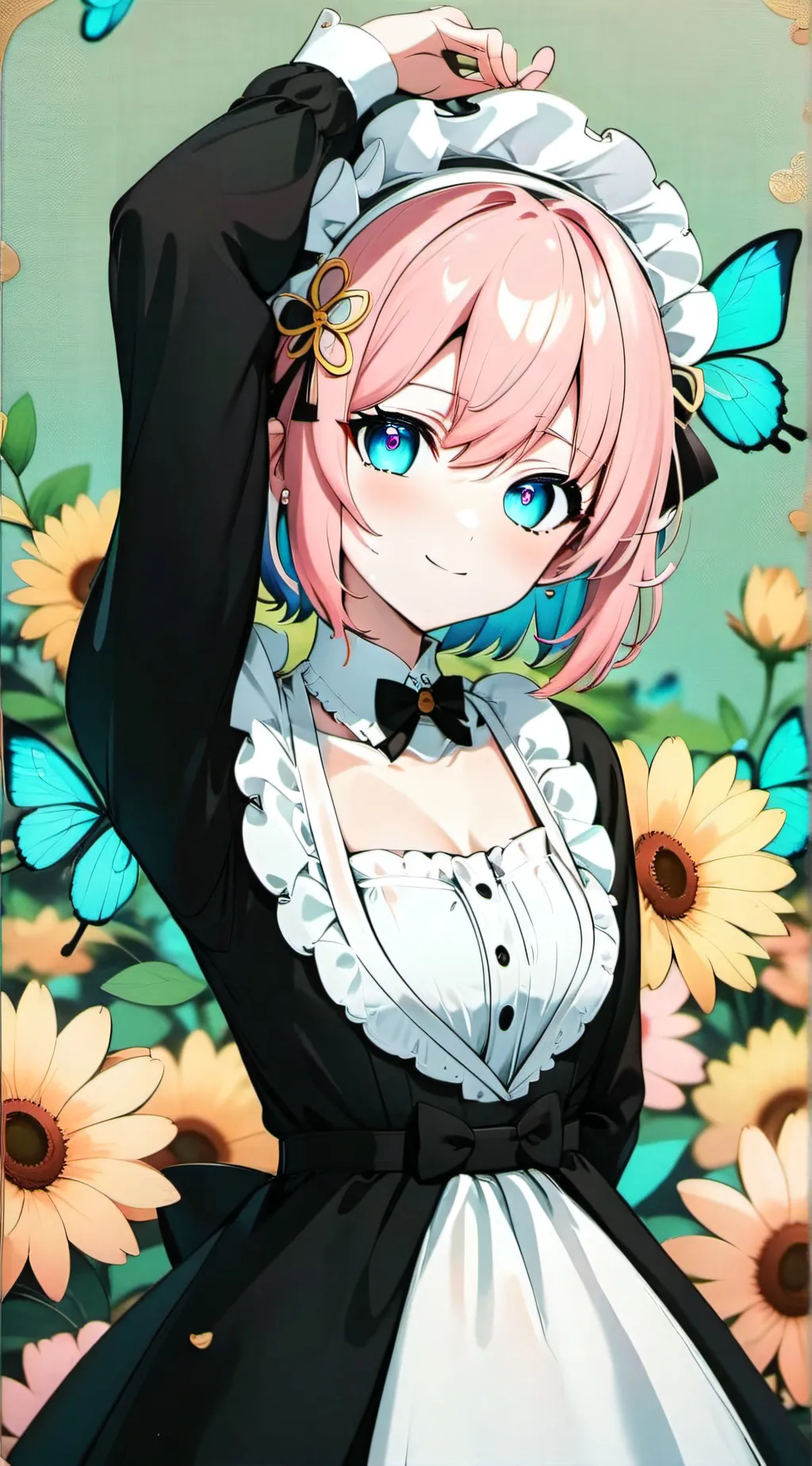 ai character: Rose background