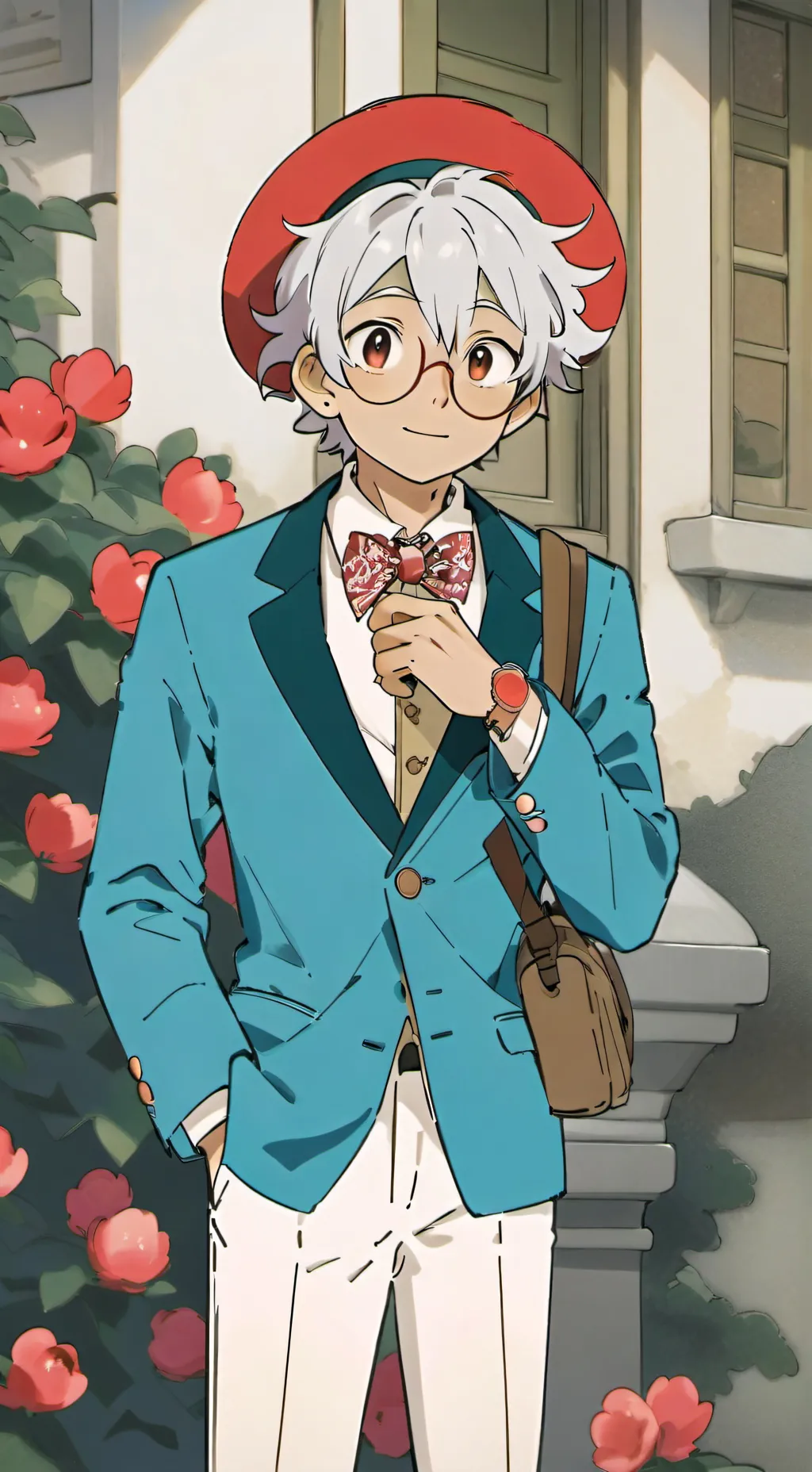 ai character: ~•Roger-° background