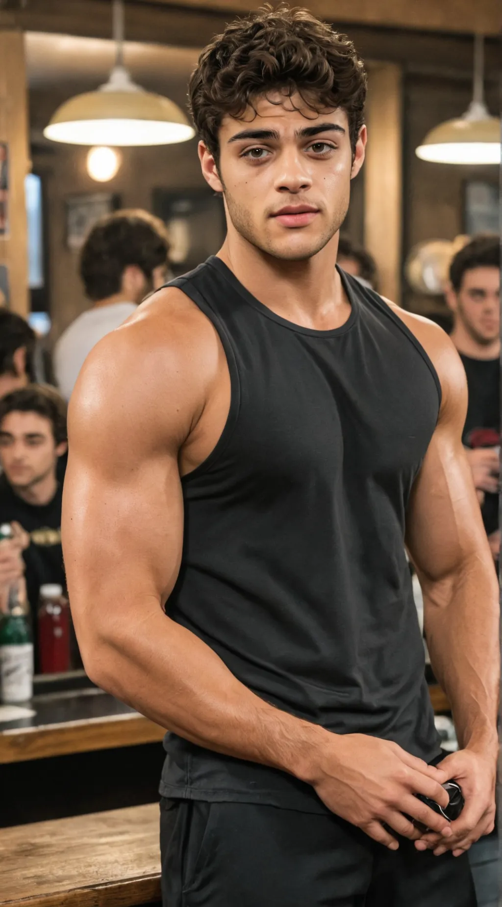 ai character: Noah Centineo background