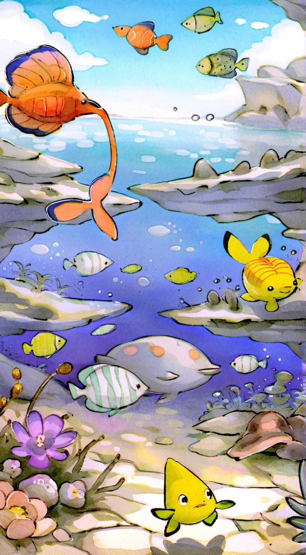 ai character: FPE x PPT background