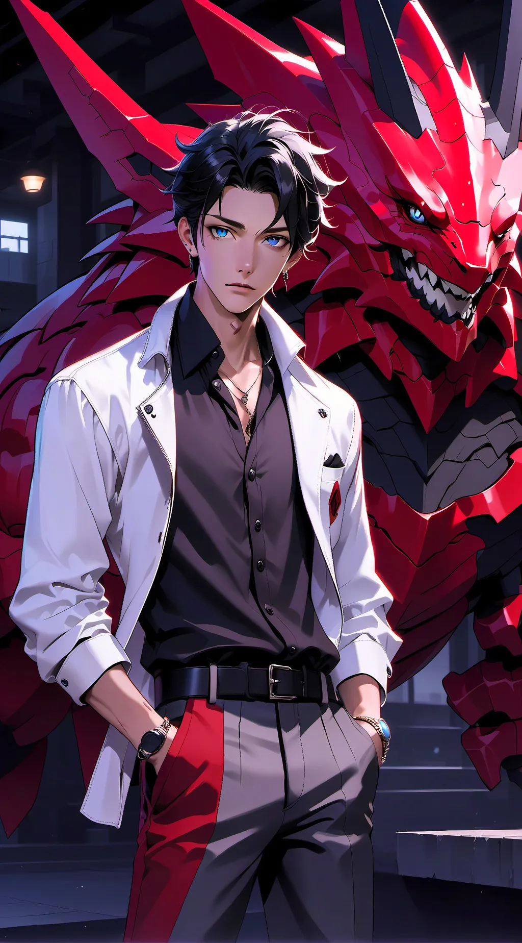 ai character: Vander background