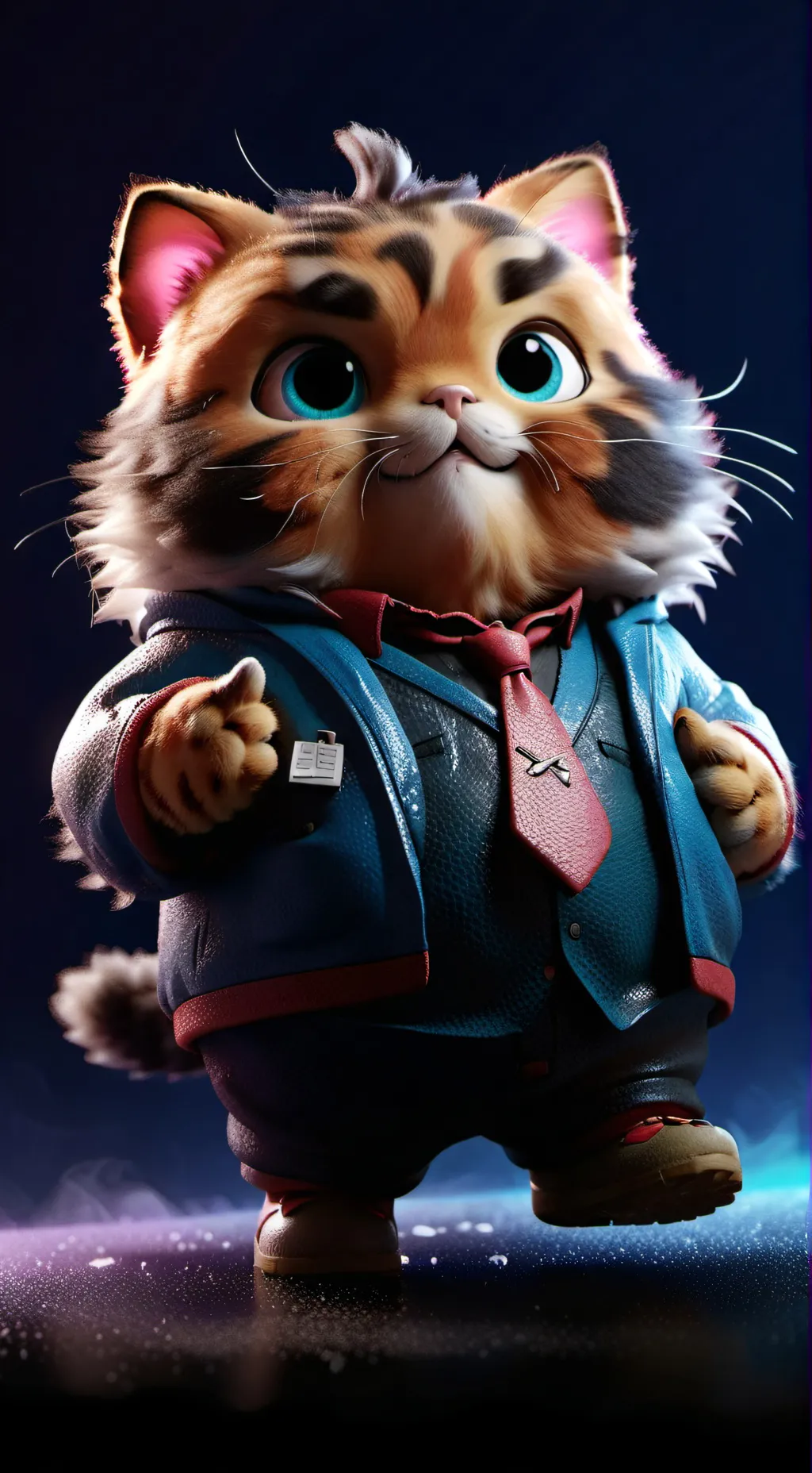 ai character: Kitten but CaseOh background