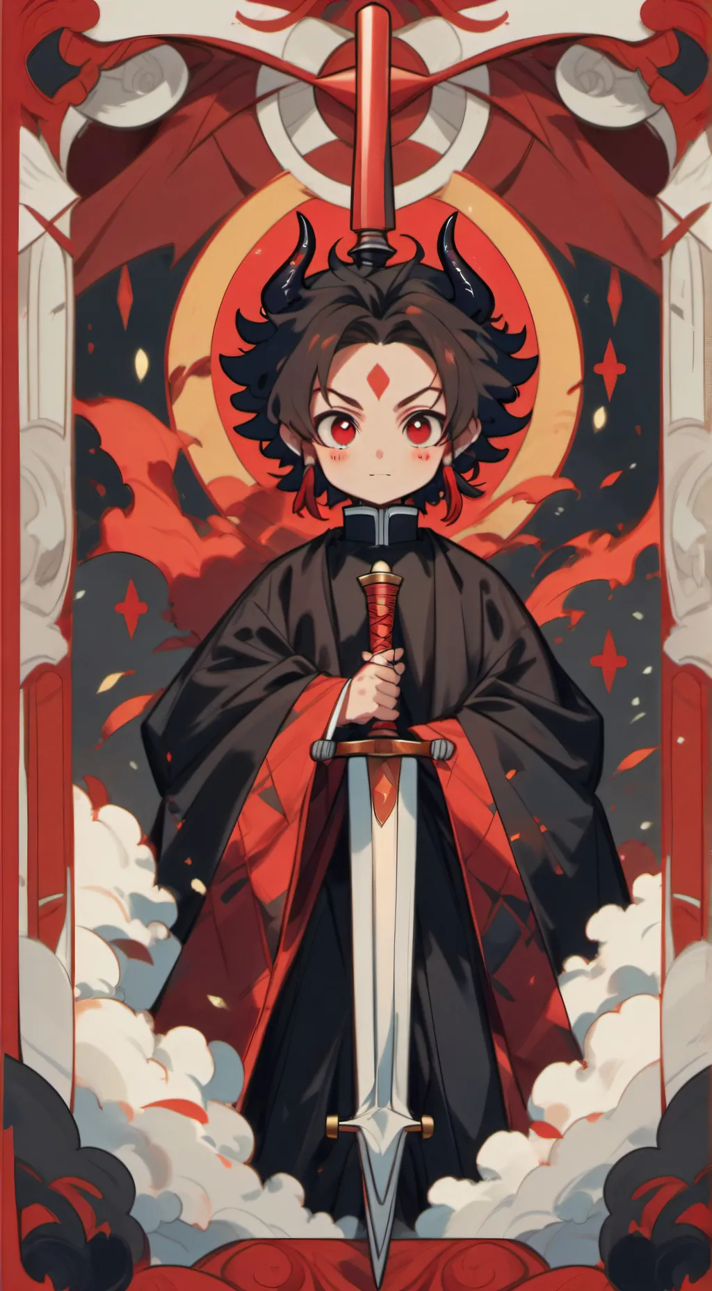 ai character: Demon slayer background
