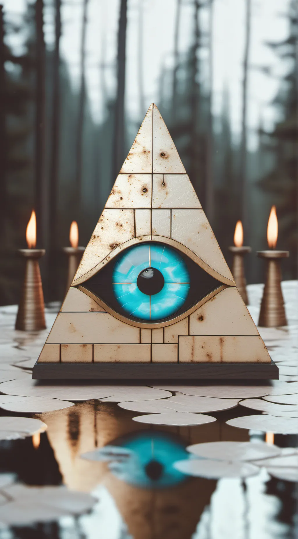 ai character: Bill cipher background