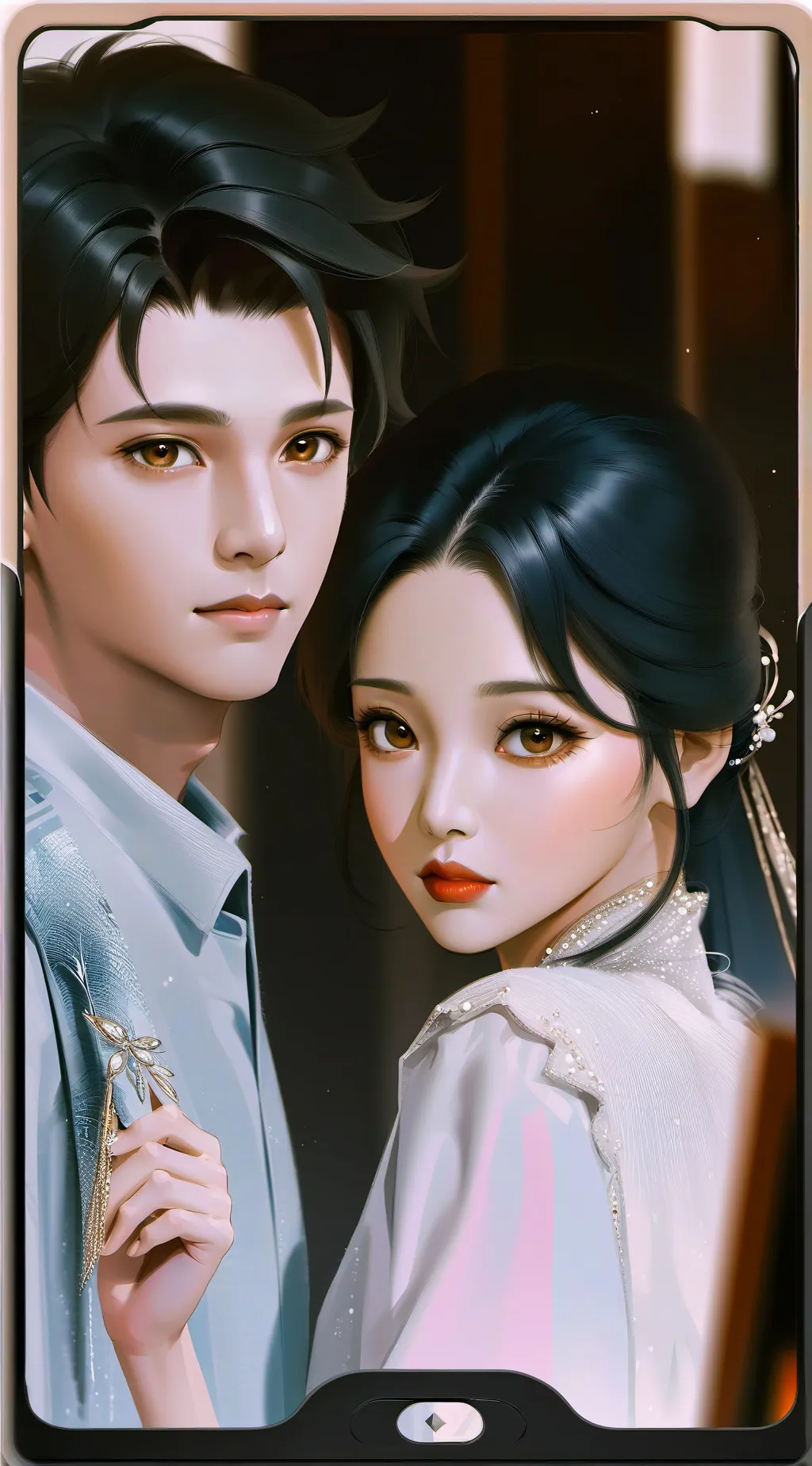 ai character: Resturant background