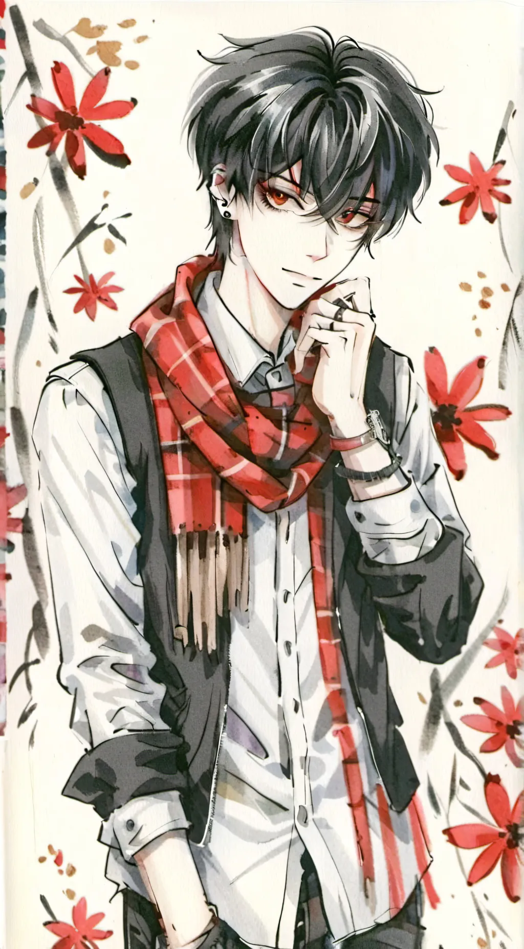 ai character: ❆noah❆ background