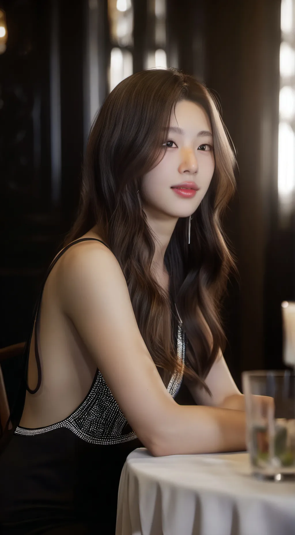 ai character: K-pop background