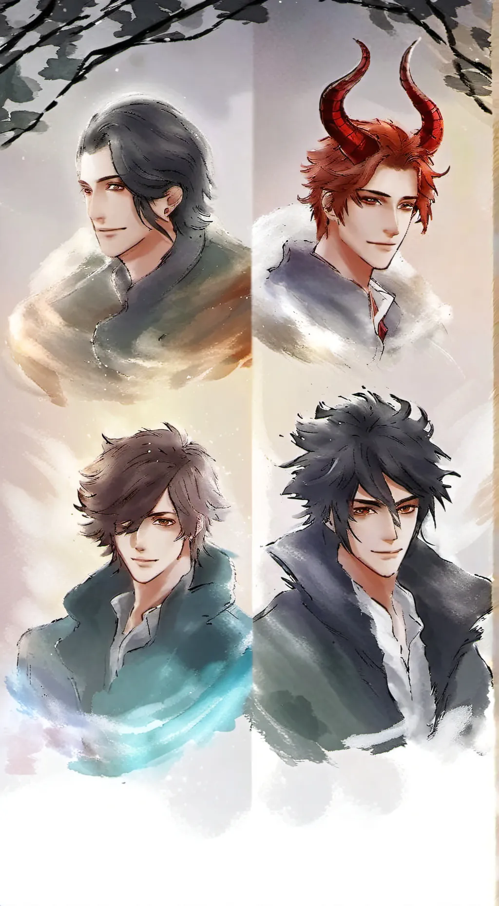 ai character: 3 demons background