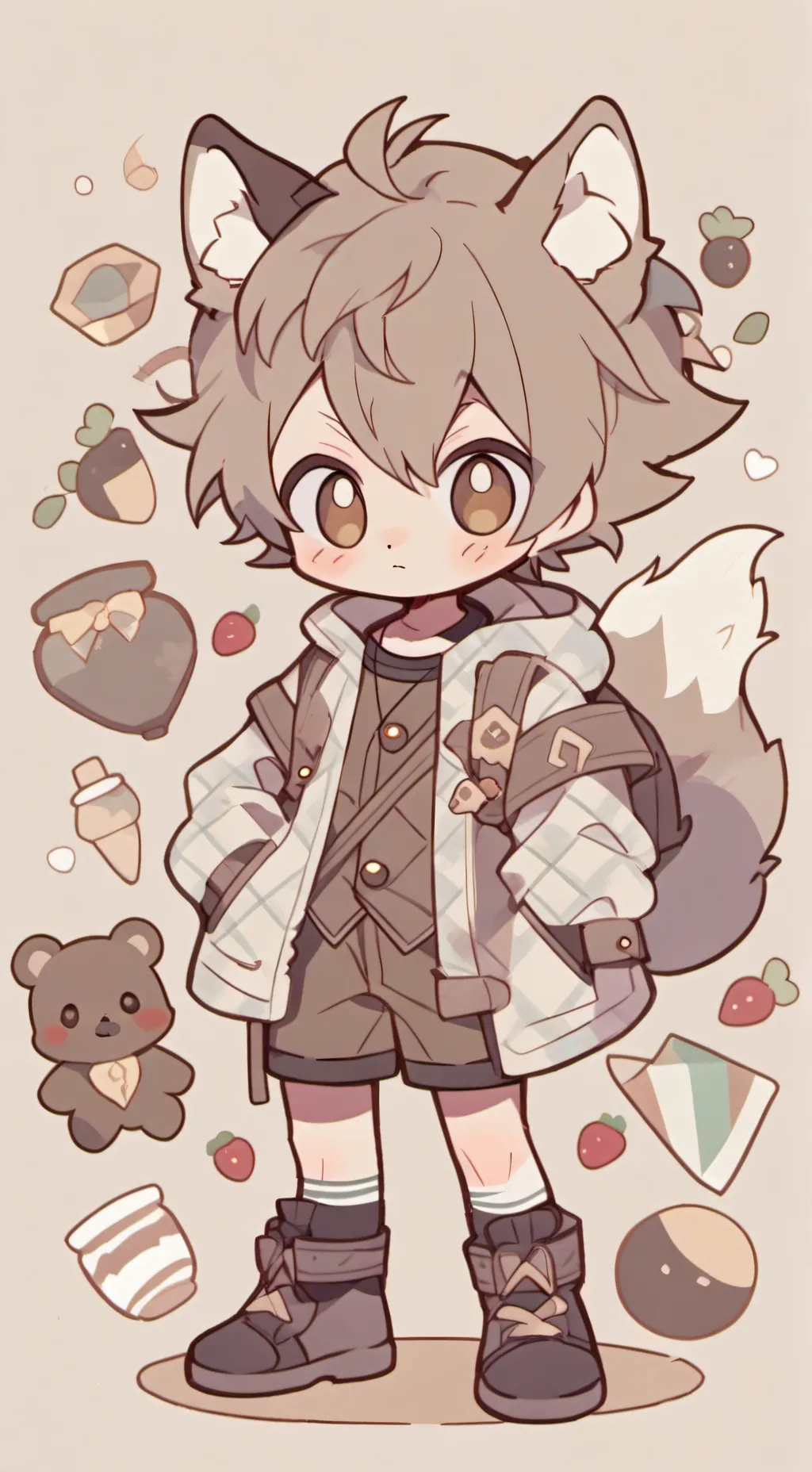ai character: Focus background