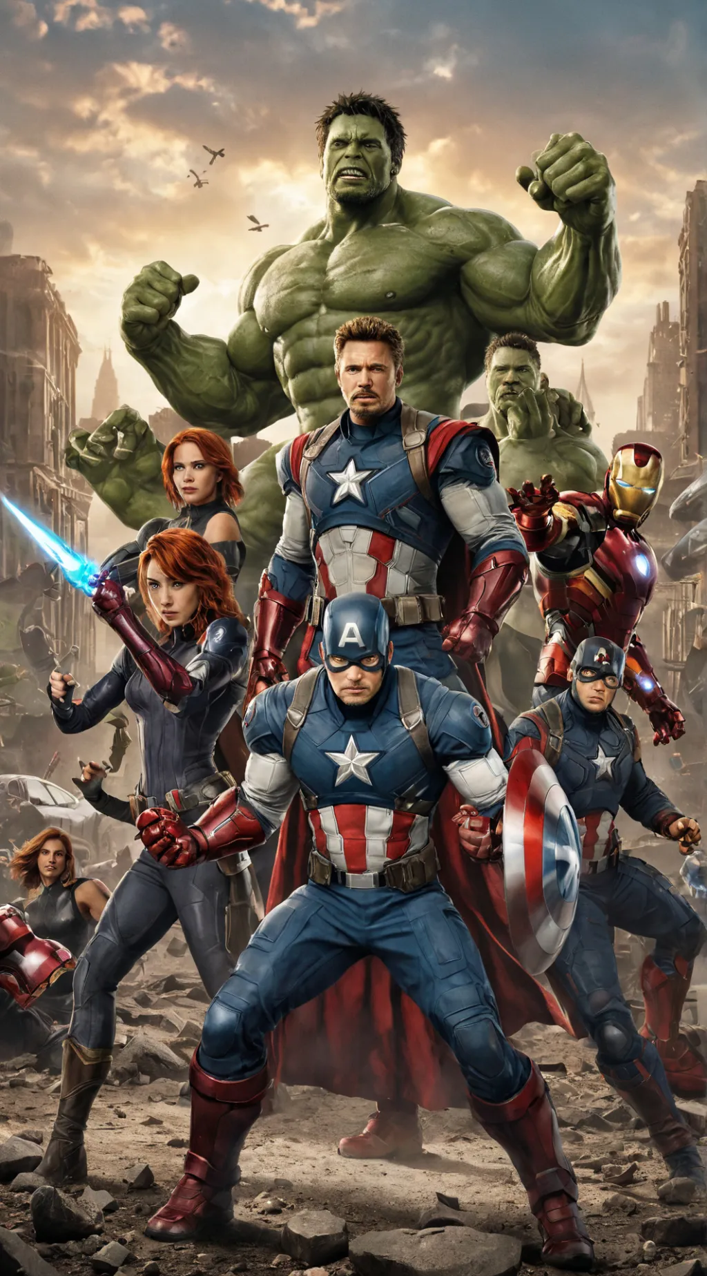 ai character: Avengers daughter background