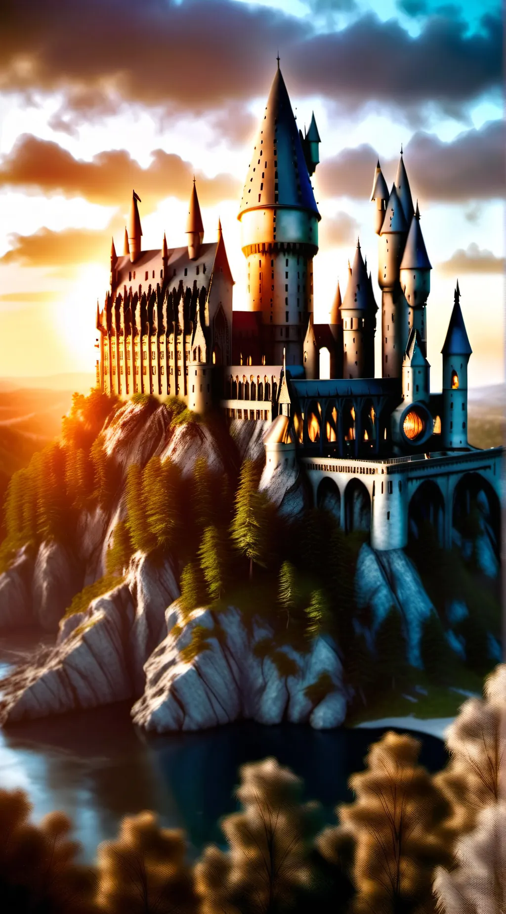 ai character: Deathly Hallow 1 background
