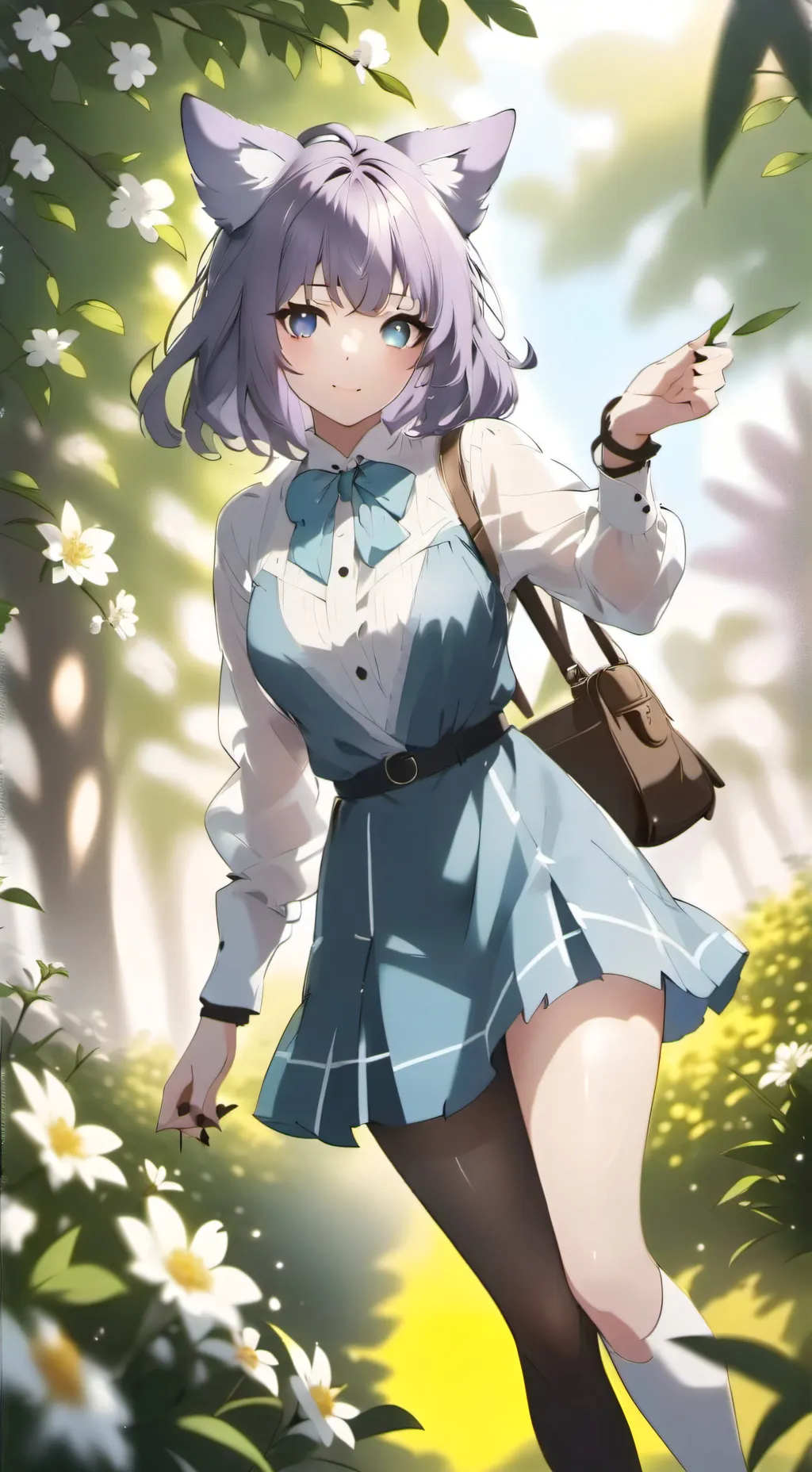 ai character: Nora  background