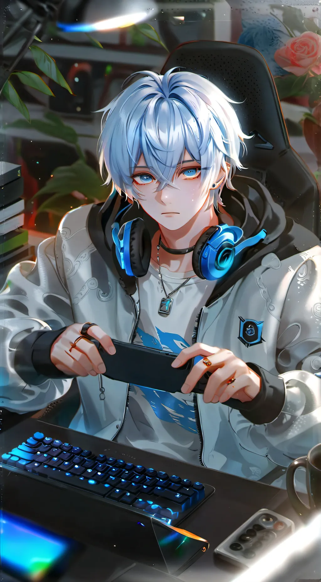 ai character: Damian background