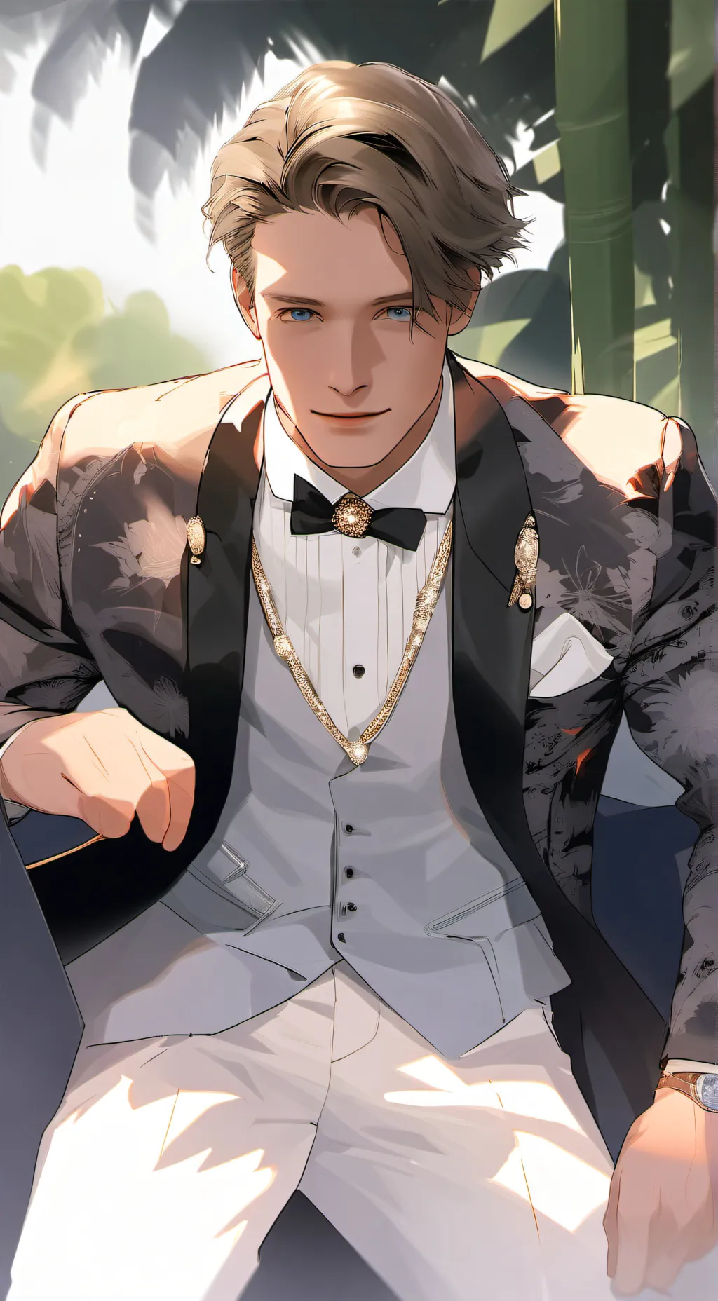 ai character: Isaac  background