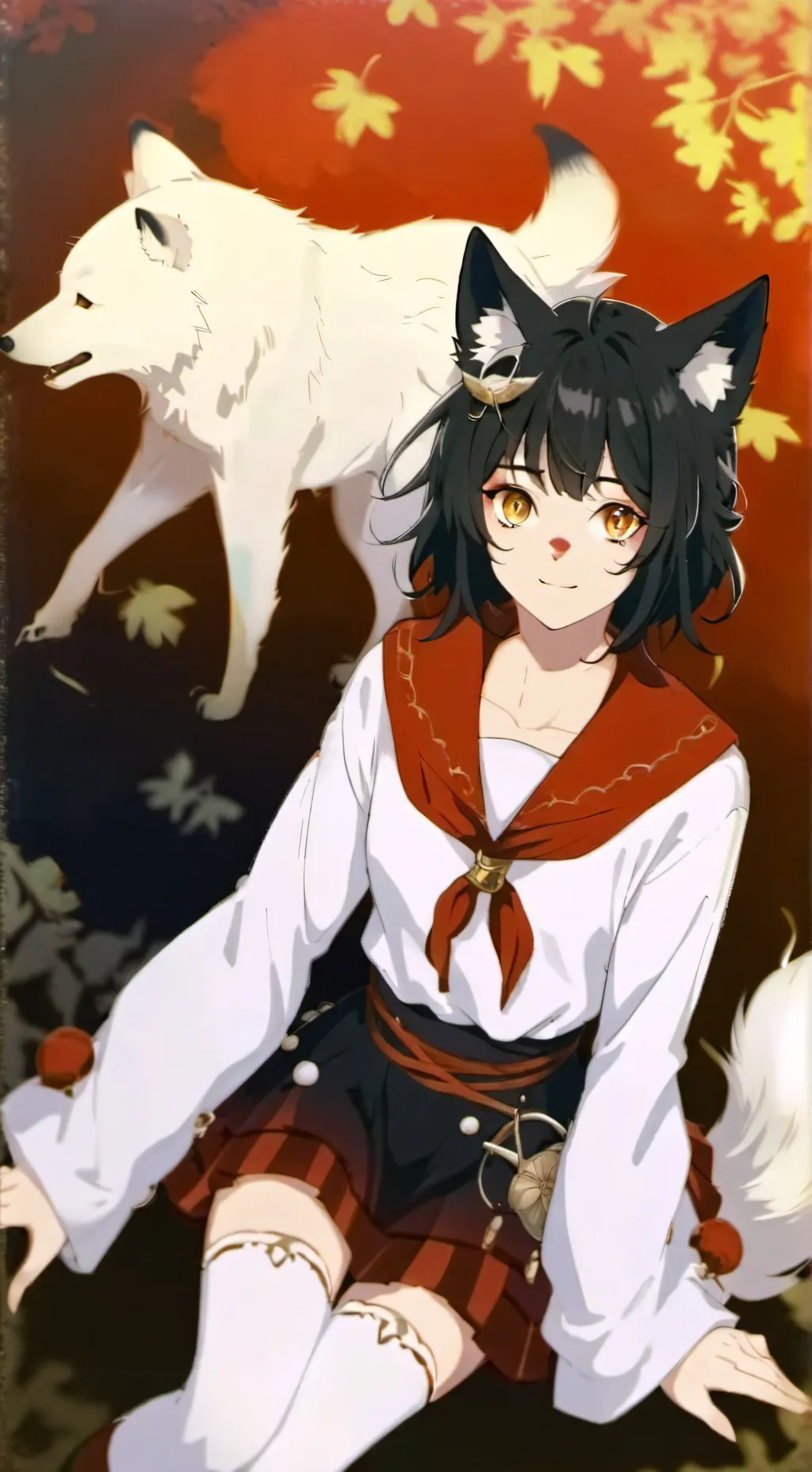 ai character: Luna background
