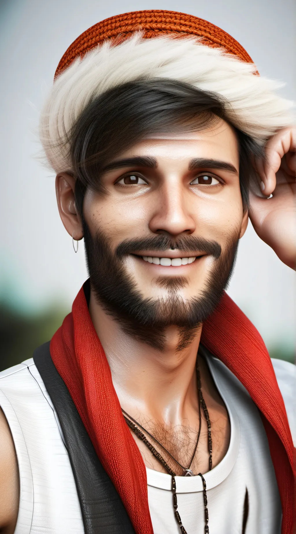 ai character: Jonathan  background