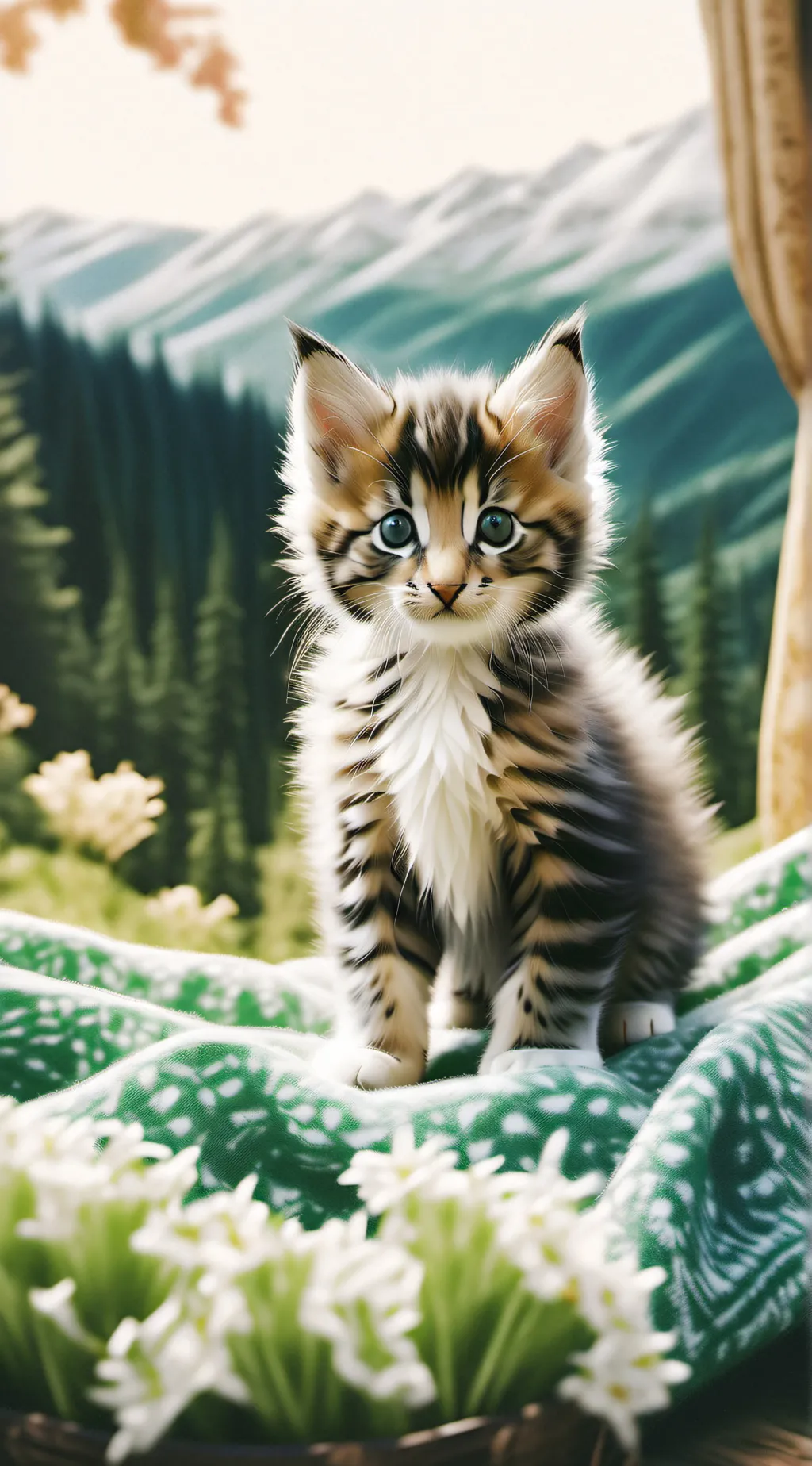 ai character: kitten background