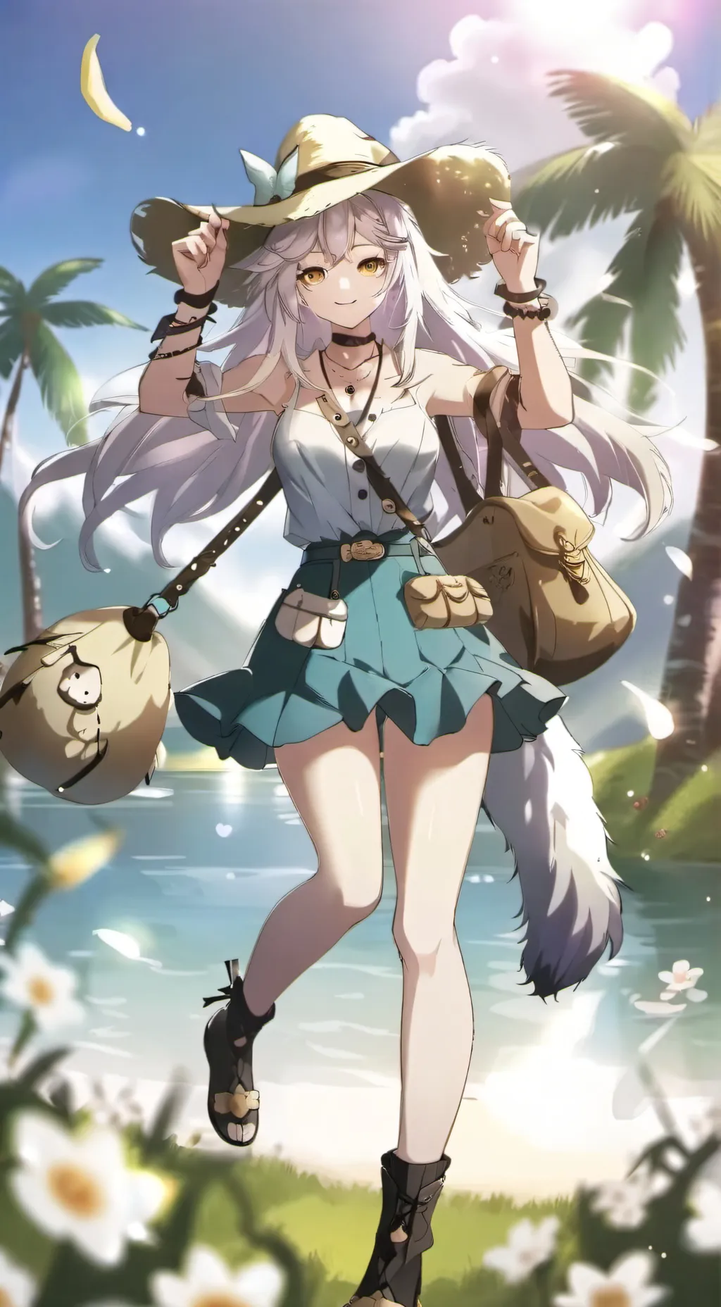 ai character: karol g background
