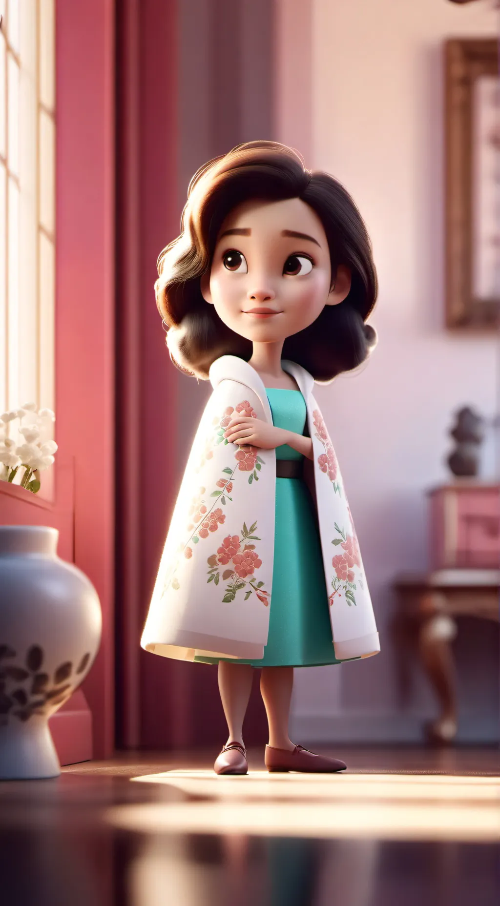 ai character: Spoiled girl background