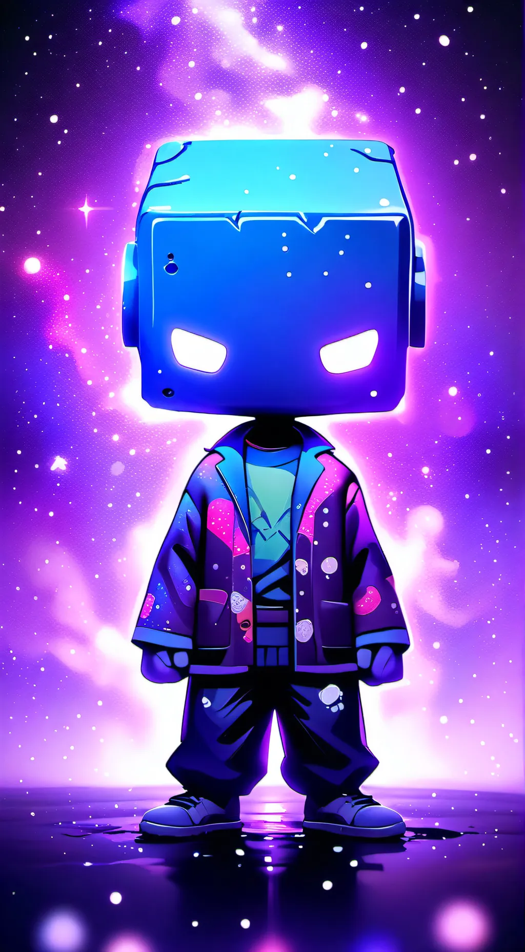 ai character: Boxten! background
