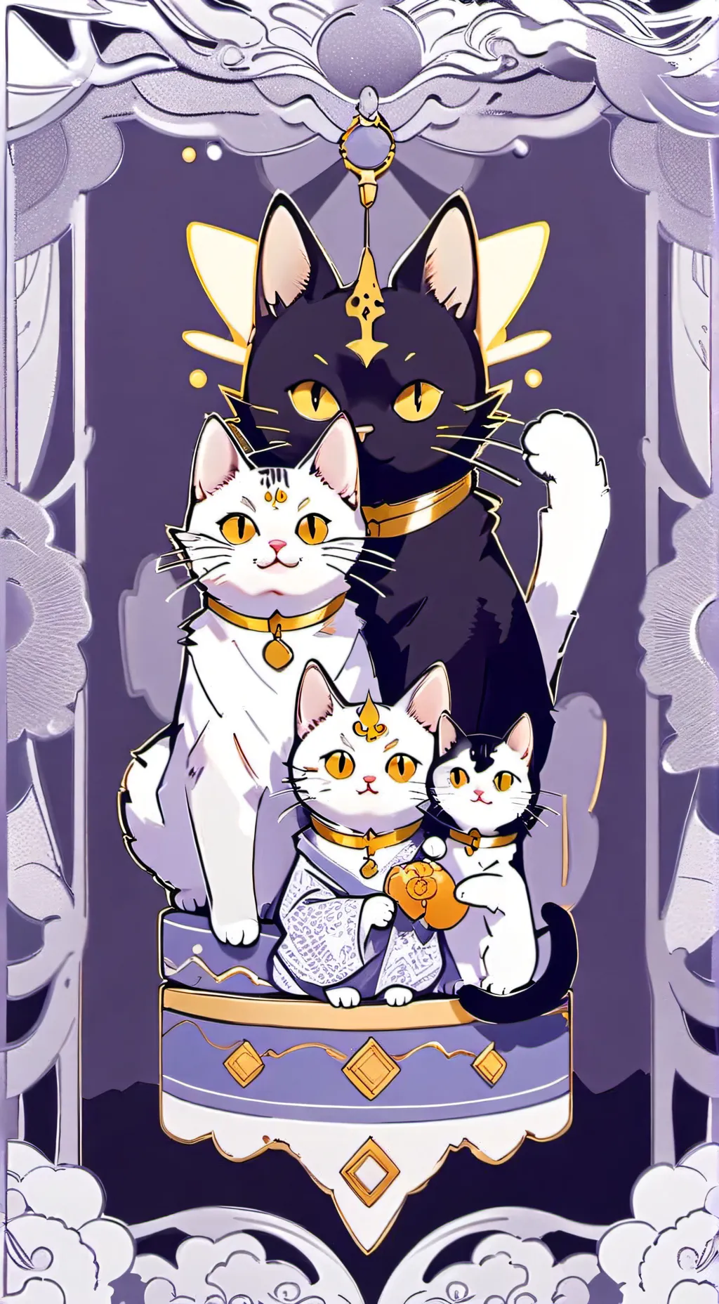 ai character: Cat family background