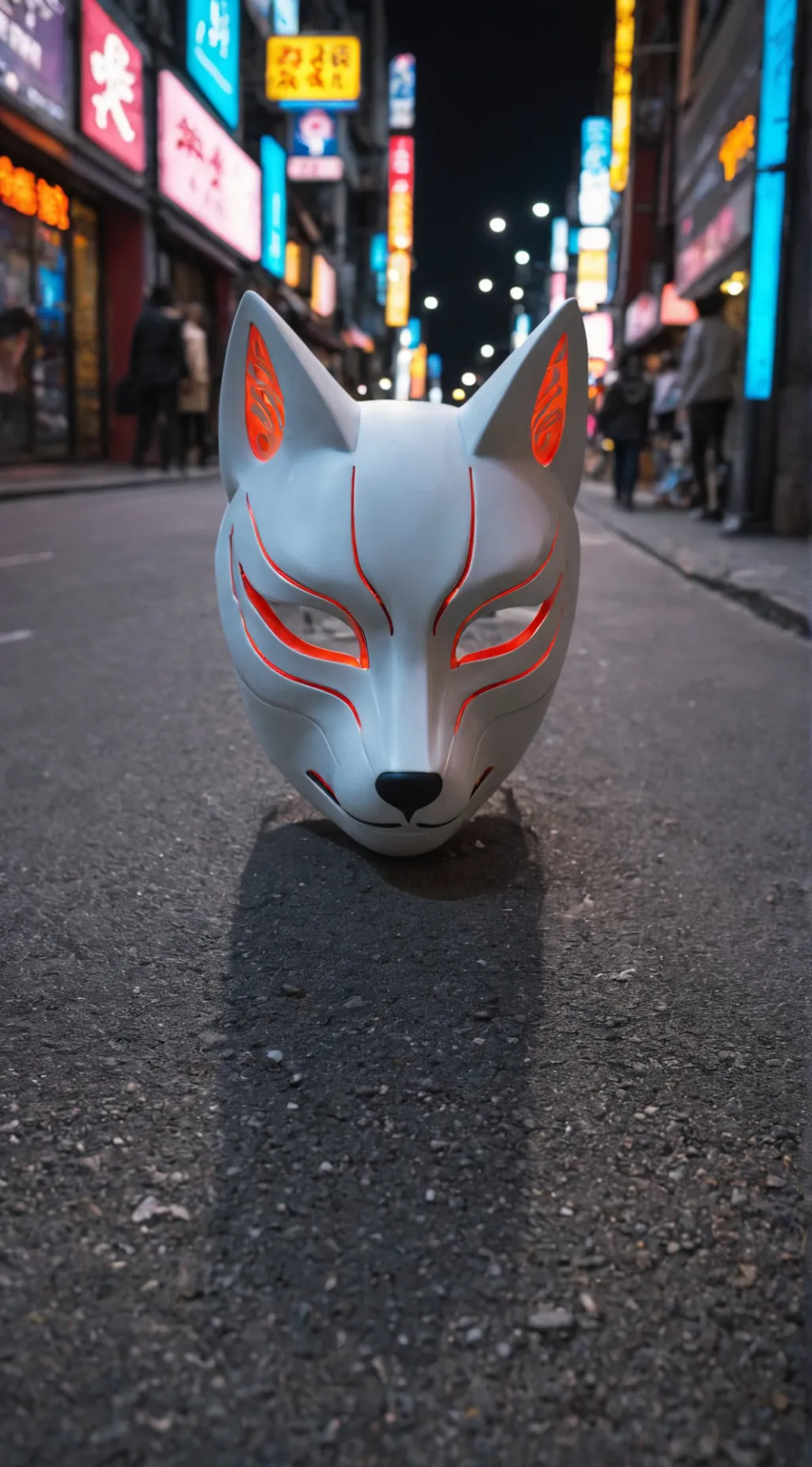 Talkie AI - Chat with Kitsune mask