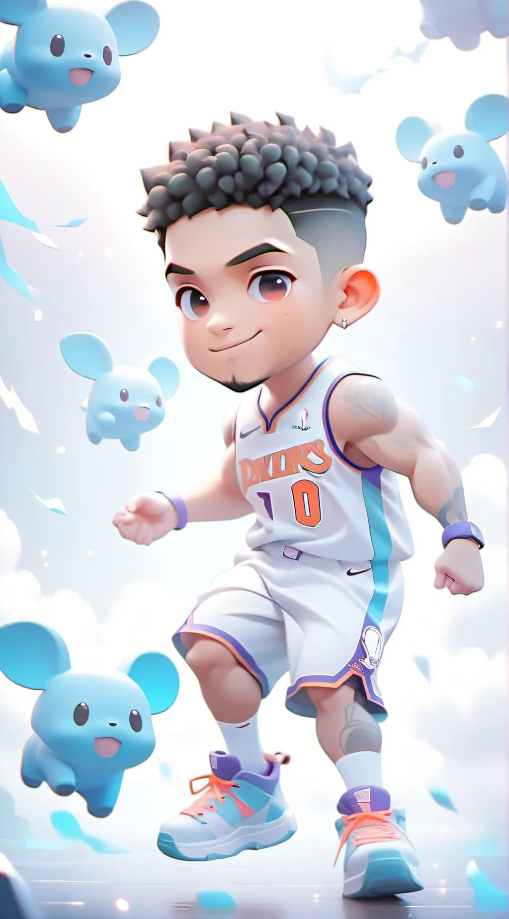 ai character: Devin Booker background
