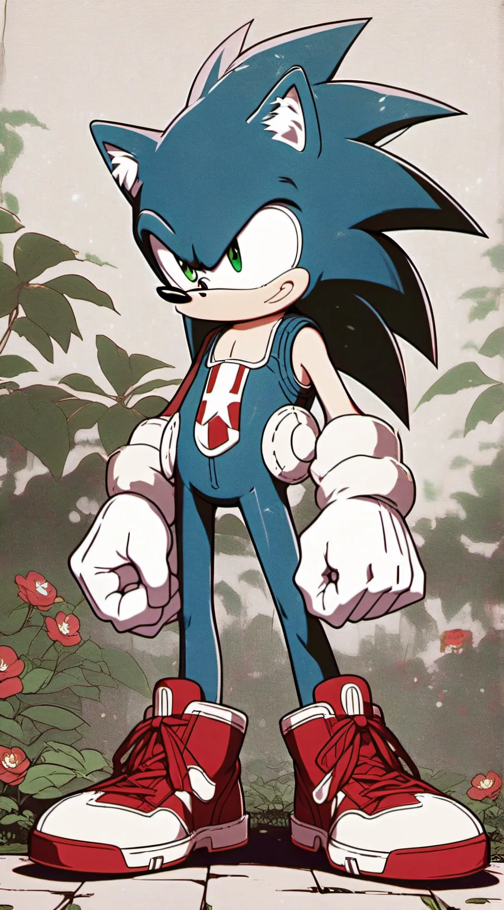 ai character: sonic and gang background