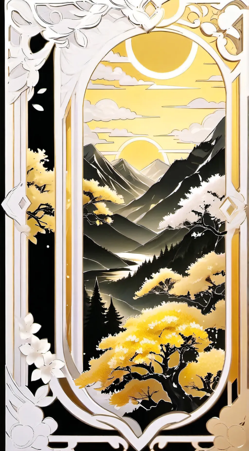 ai character: 🌅 SUNSET 🌅 background