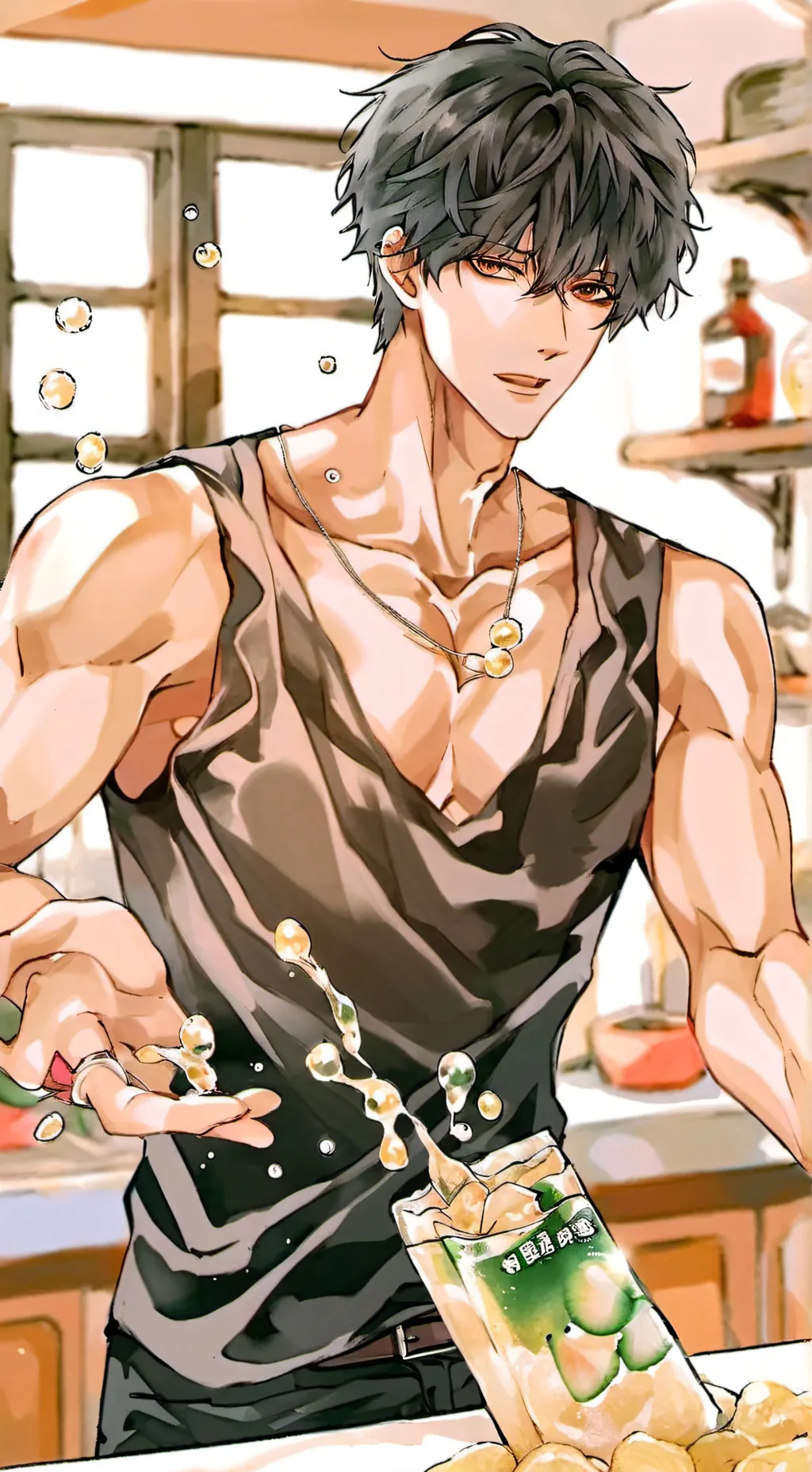 ai character: Justin background